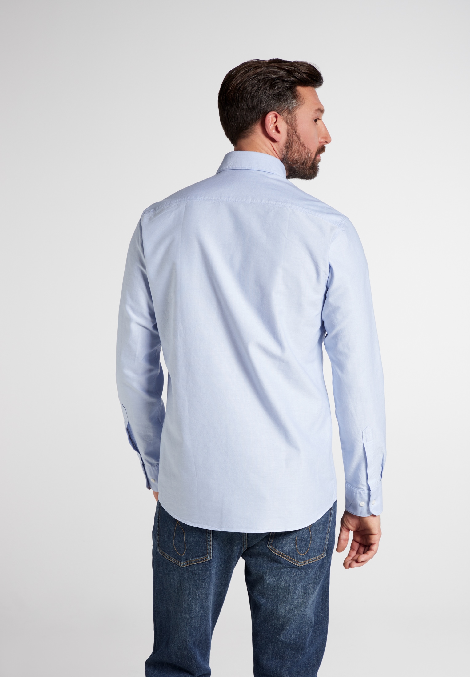 Eterna Langarmhemd »REGULAR FIT«, EASY IRON (bügelleicht)