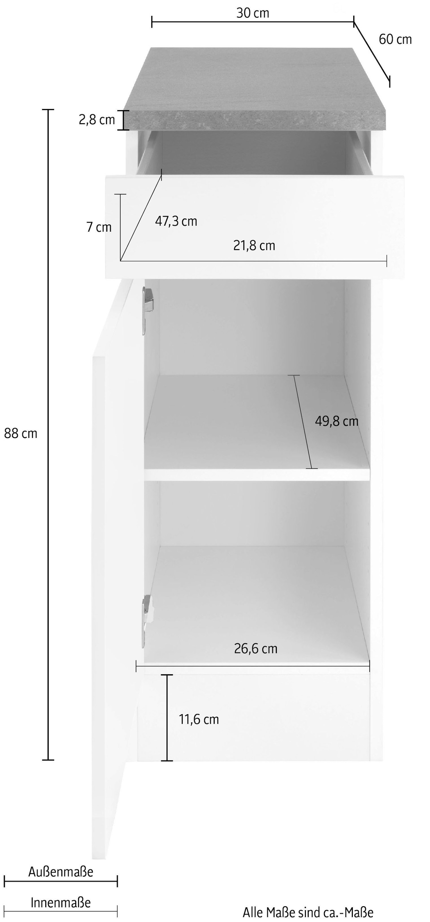 OPTIFIT Unterschrank »Roth«, Breite 30 cm bestellen online bei OTTO