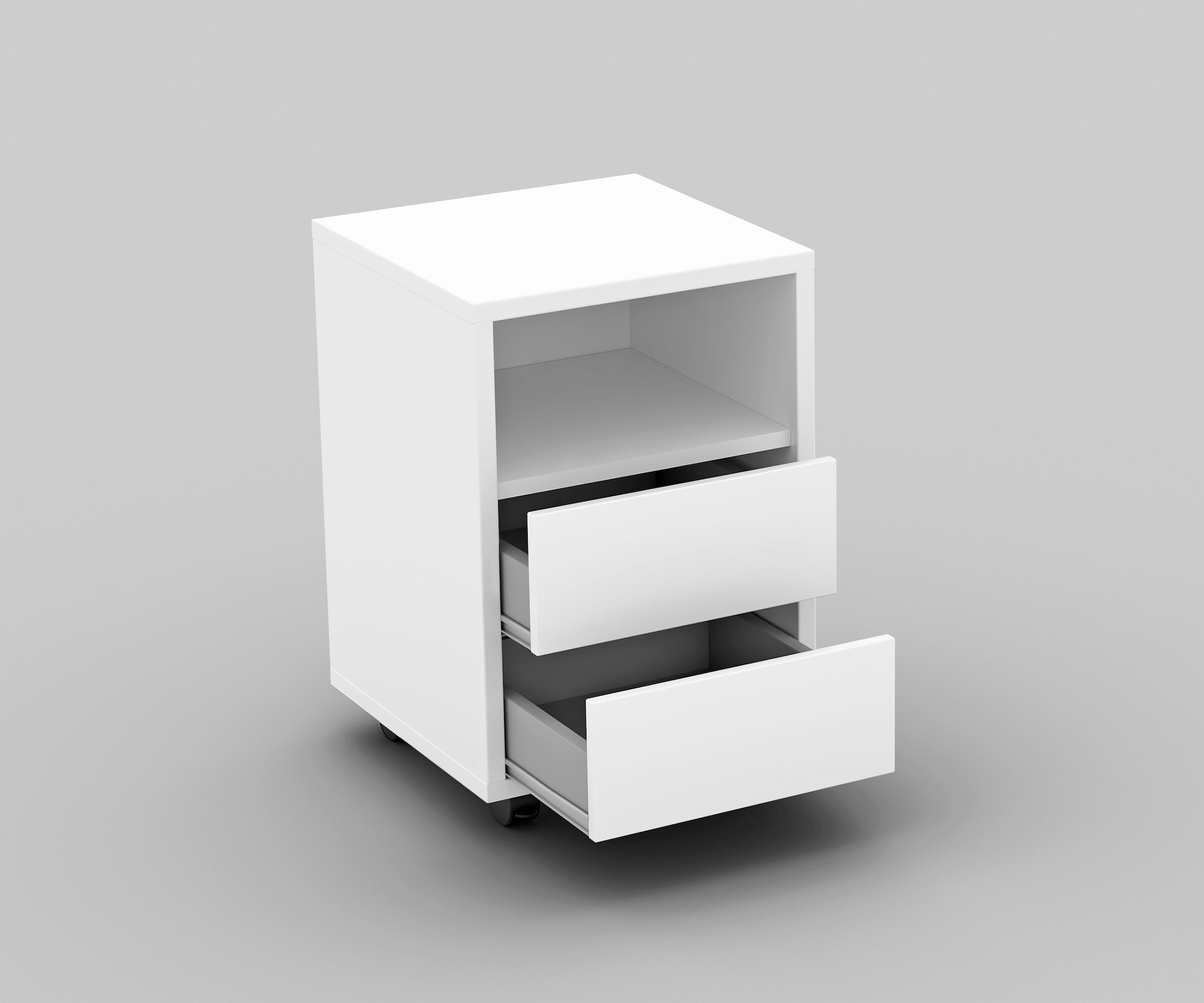 INOSIGN Rollcontainer »Agapi«, Bürocontainer im modernen Design, 40x40x62 cm, 2 Schubkästen