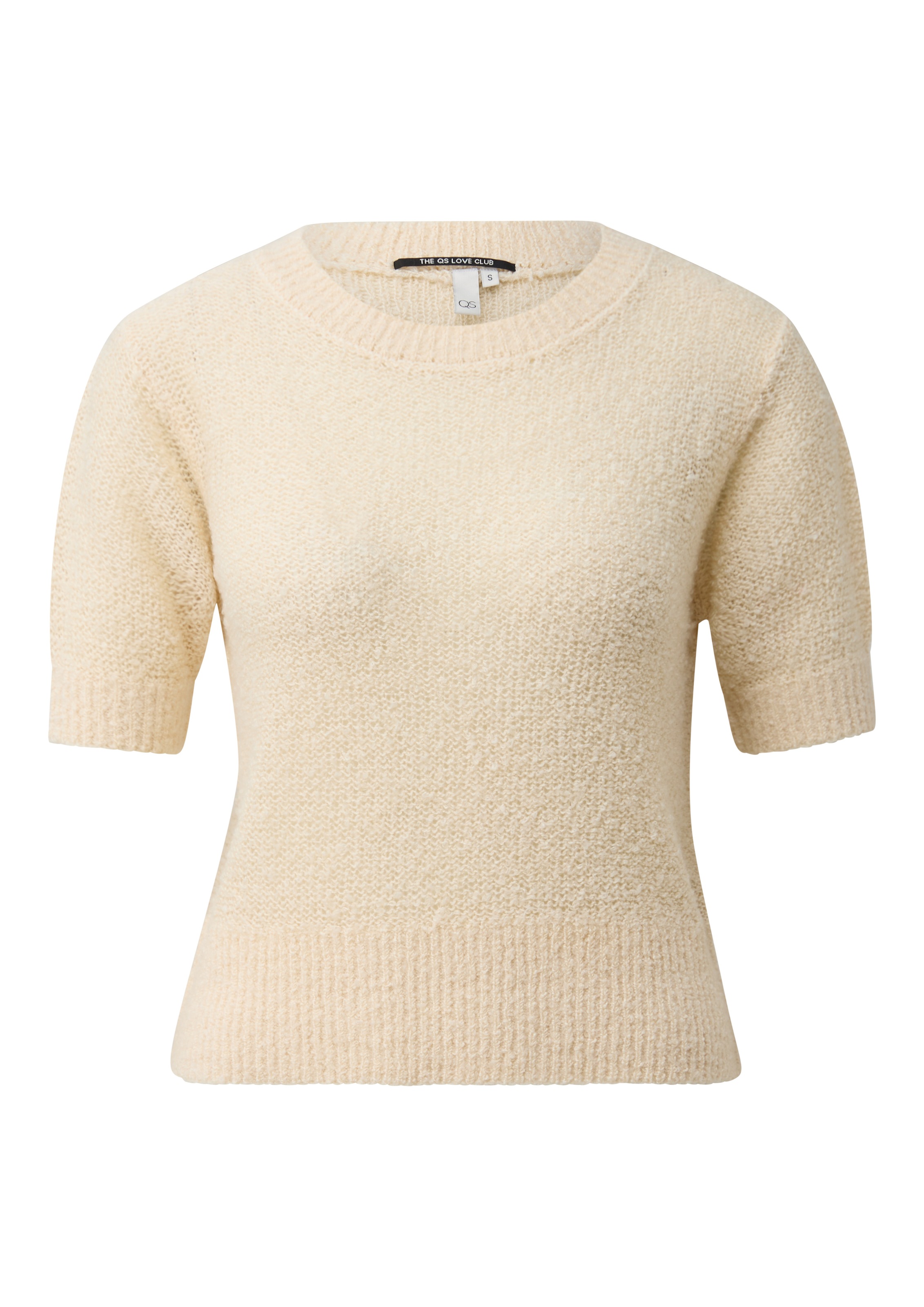 QS Strickpullover Halbarm-Strickpullover