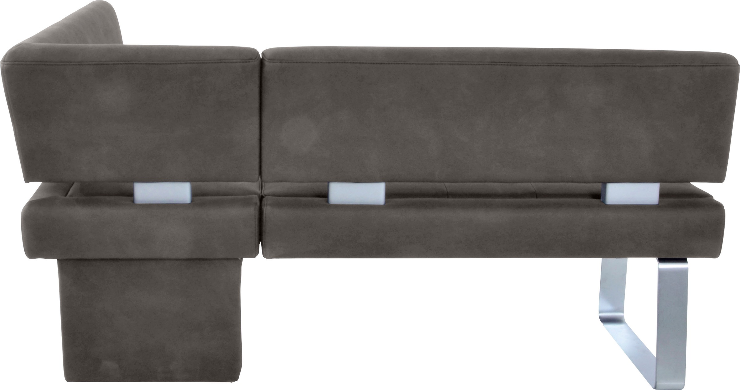 K+W Komfort & Wohnen Eckbank »Santos II«, gepolstert, Eckbank, wahlweise langer Schenkel 180cm rechts oder links