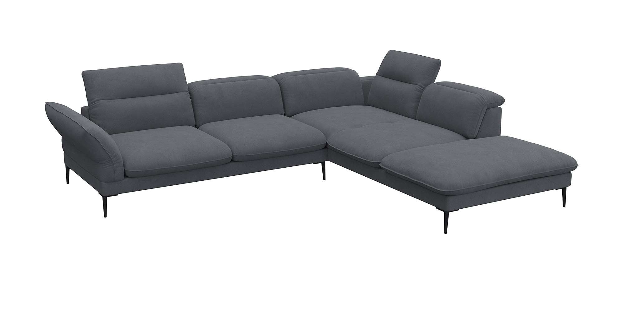 Ecksofa »Salino, Funktionssofa mit Ottomane, Relaxsofa, Ecksofa«, Sofa mit Arm- und...