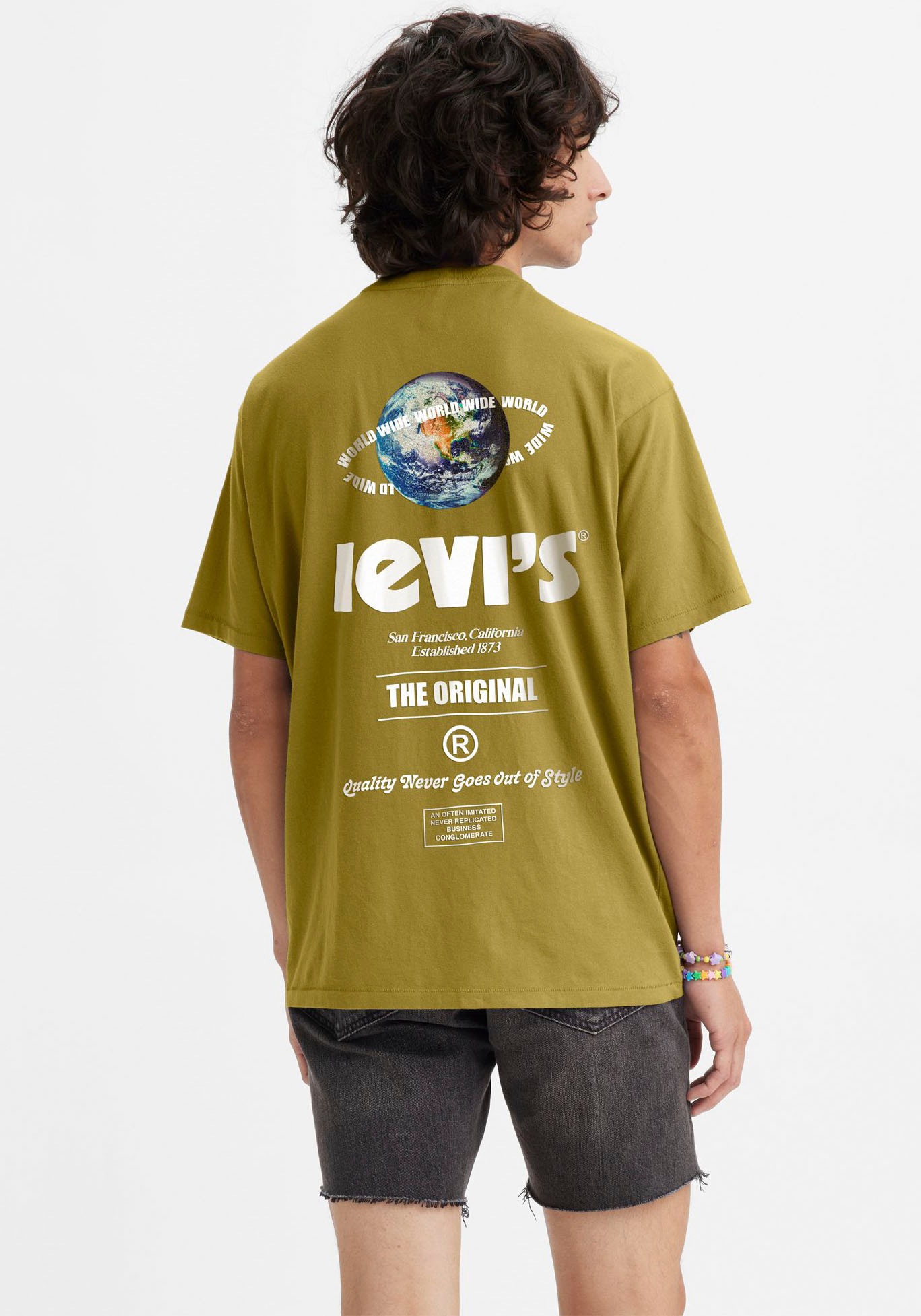 Levi's® T-Shirt »KA VINTAGE FIT GRAPHIC TEE«, WORLD WIDE