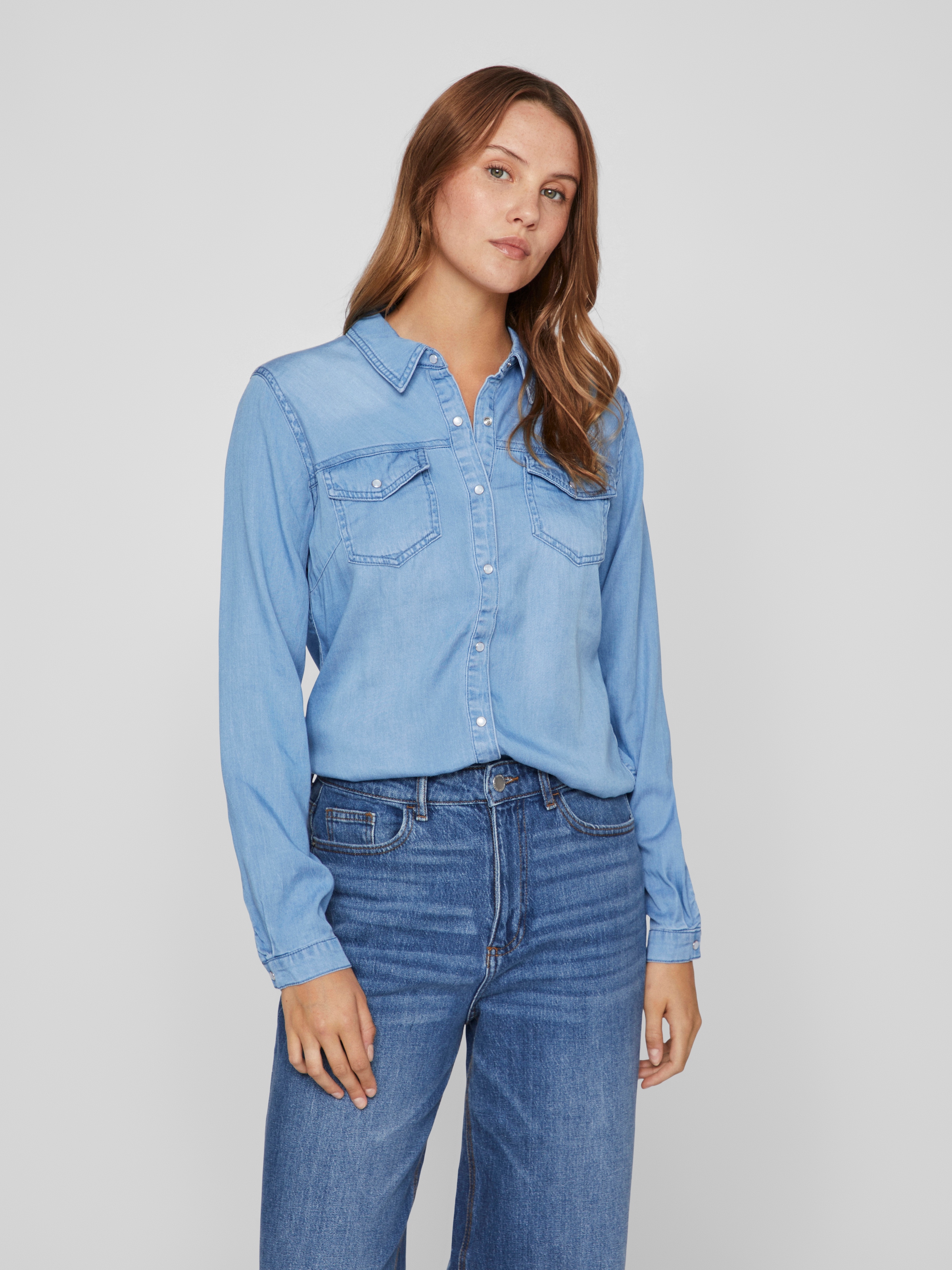 Vila Jeansbluse »VIBISTA DENIM SHIRT/SU-NOOS«