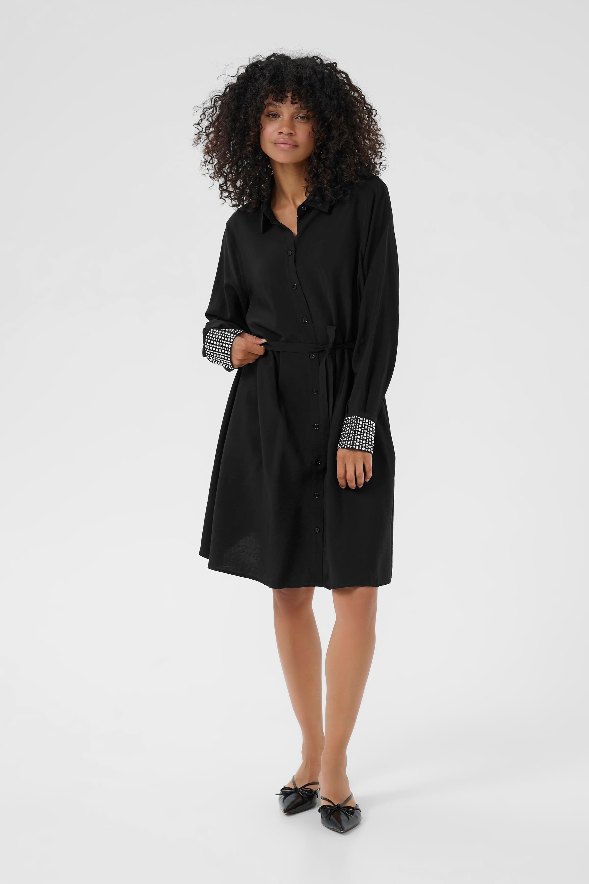KAFFE Midikleid »Kleid KAceline«