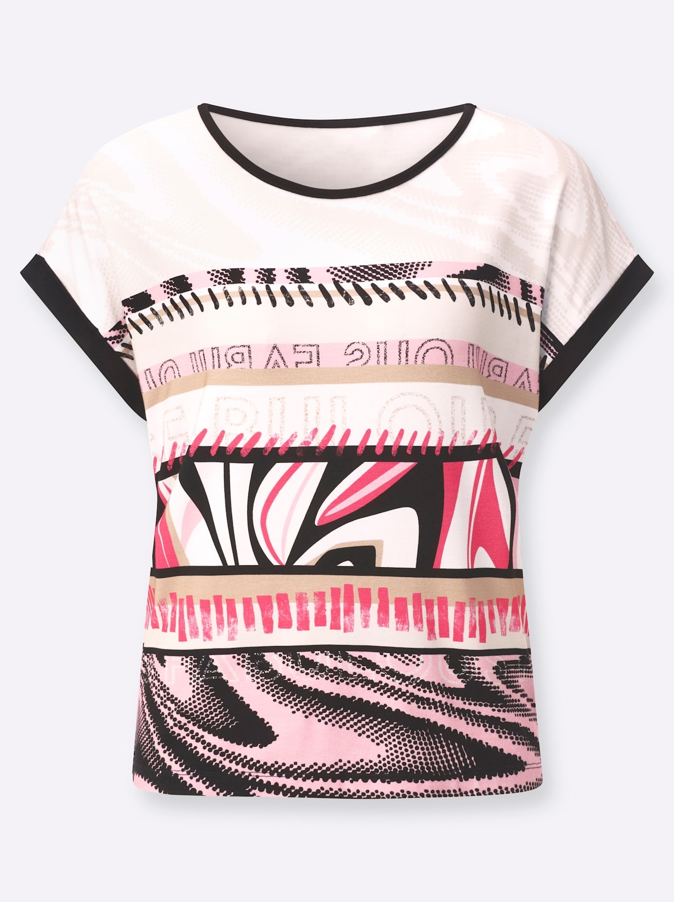 creation L Rundhalsshirt »Druck-Shirt« 1 tlg.