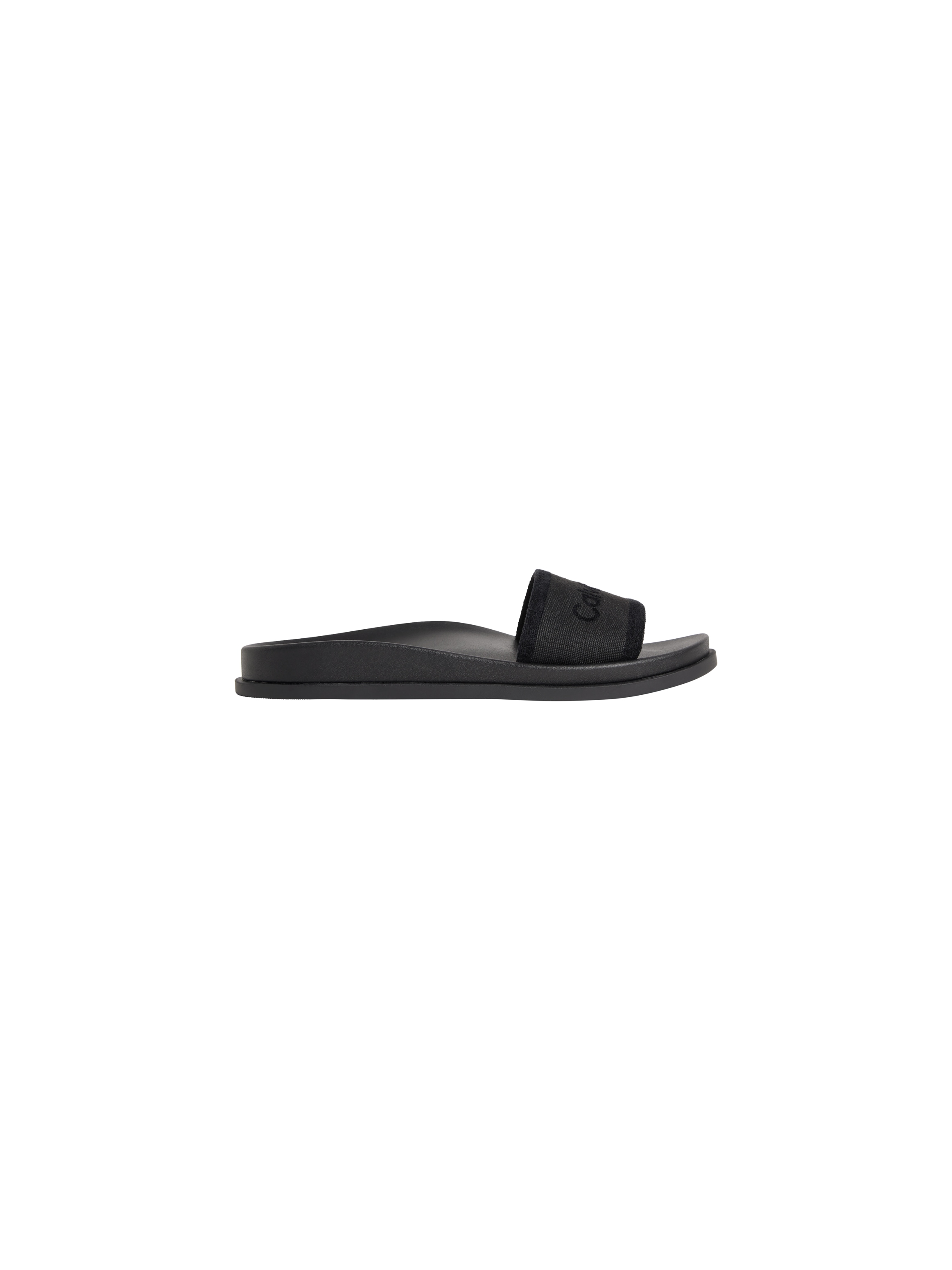 Calvin Klein Badepantolette »CITY SANDAL MULE WEBBING«  Strandschuh, Pool-Slides, Flat mit CK-Logo