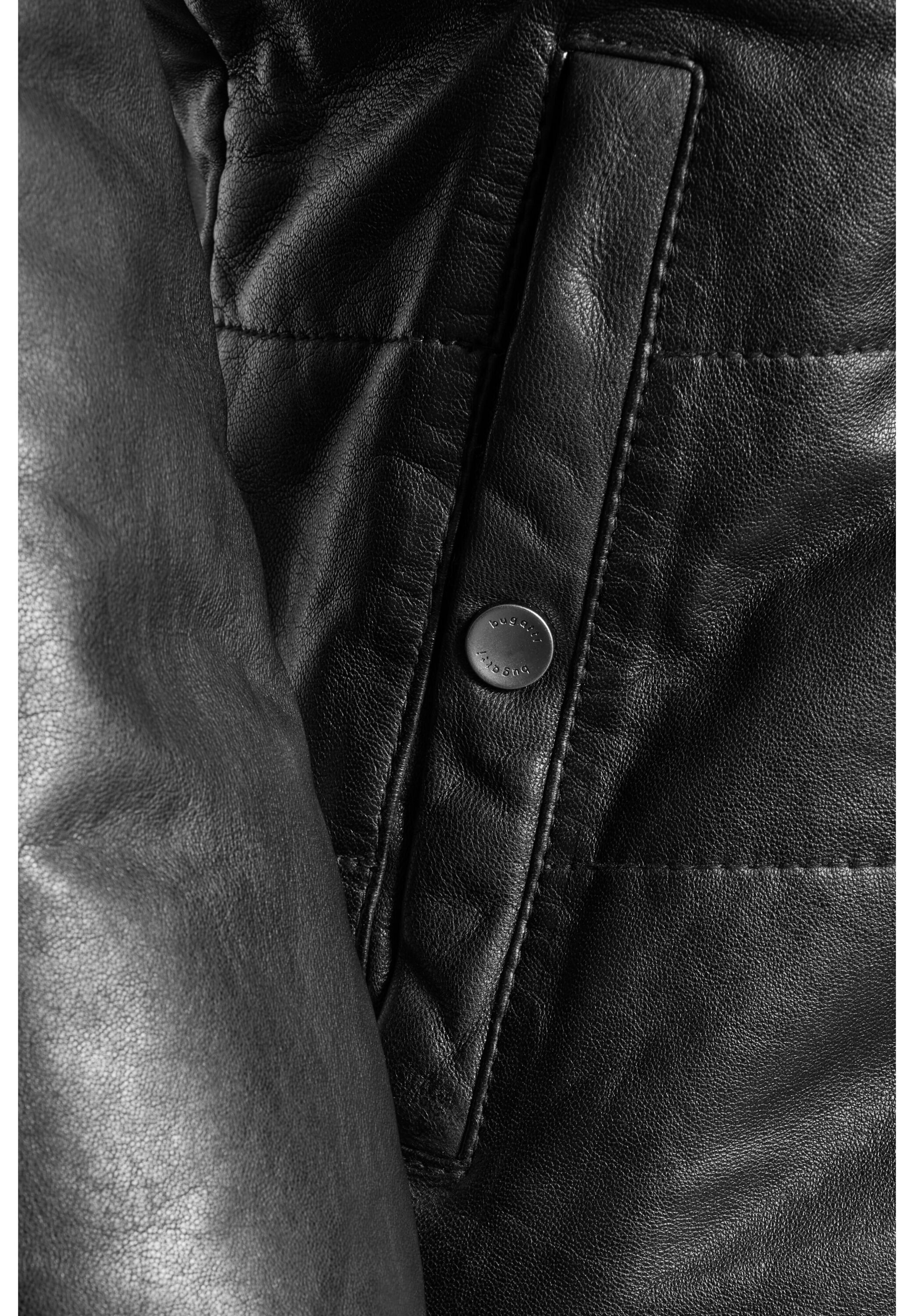bugatti Lederjacke »BUMARCELLO« ohne Kapuze mit weichem Stehkragen