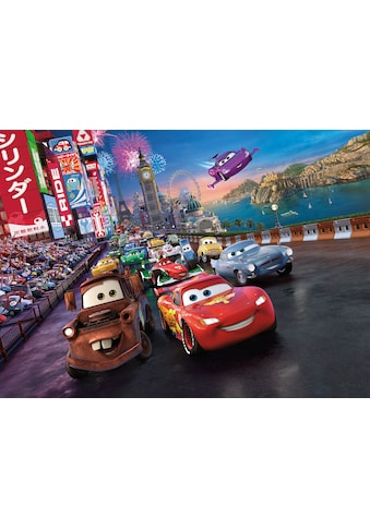 Komar Fototapete »Fototapete«, bedruckt, Fototapete - Cars Race - Größe 254 x 184 cm kaufen
