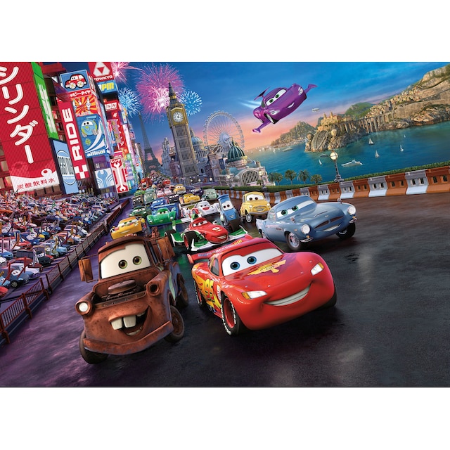 Komar Fototapete »Cars Race«, 254x184 cm (Breite x Höhe) online bestellen  bei OTTO