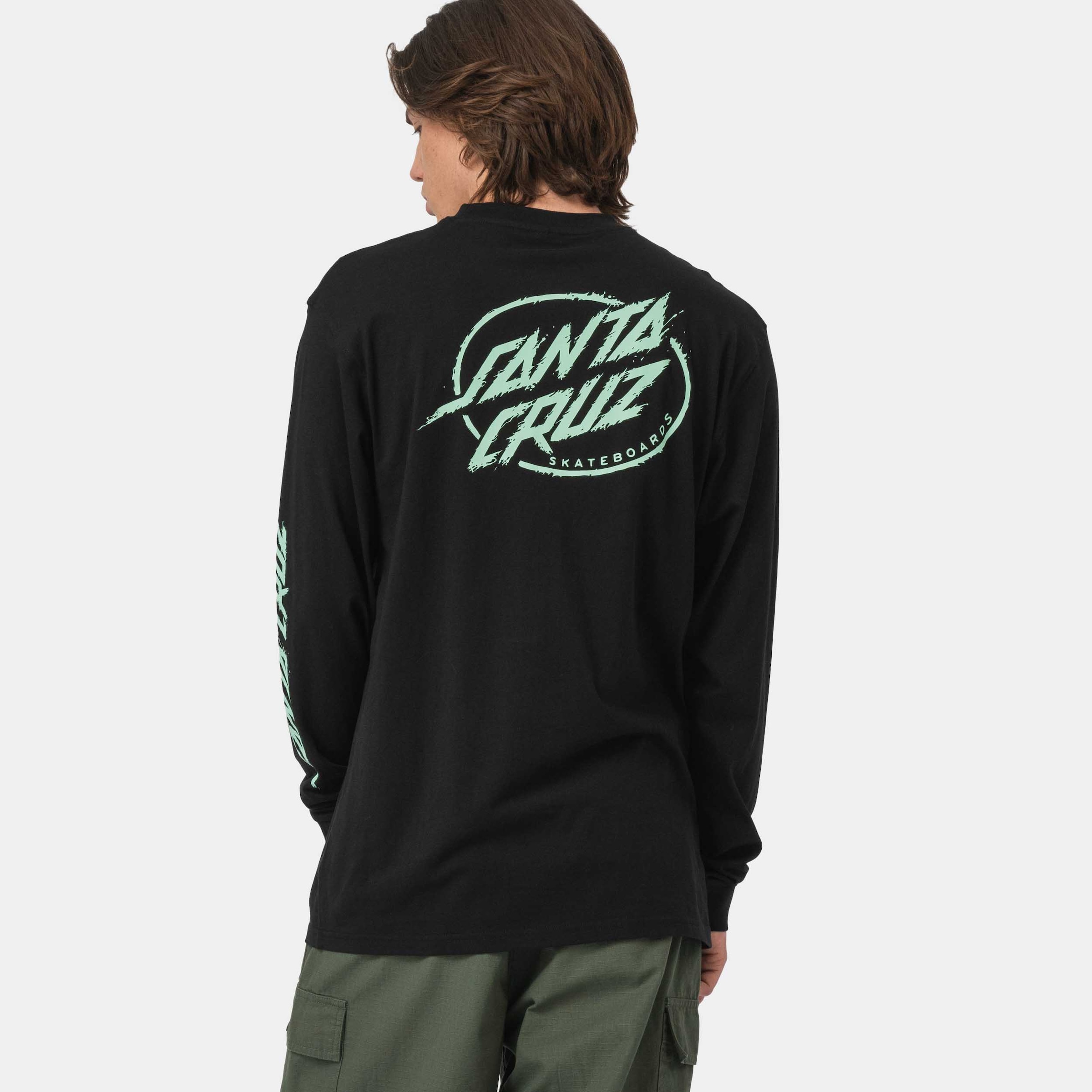 Santa Cruz Langarmshirt »CYBER DOT LS T-SHIRT«, (1 tlg.)