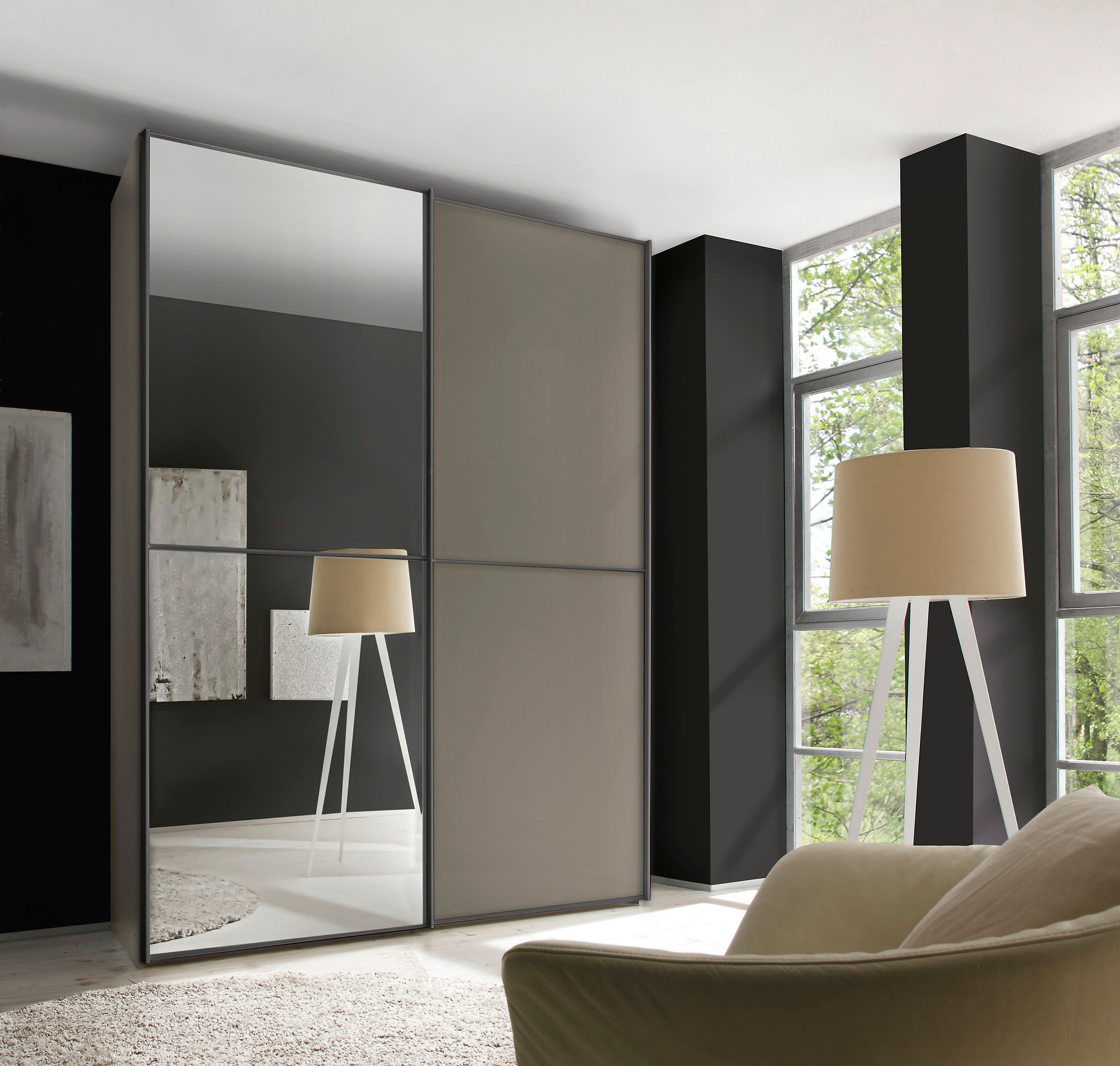 STAUD Schwebetürenschrank »Sinfonie Plus, edles Design in hochwertiger Qualität, Made in Germany« Mit vier verschiedenen Ausstattungsvarianten