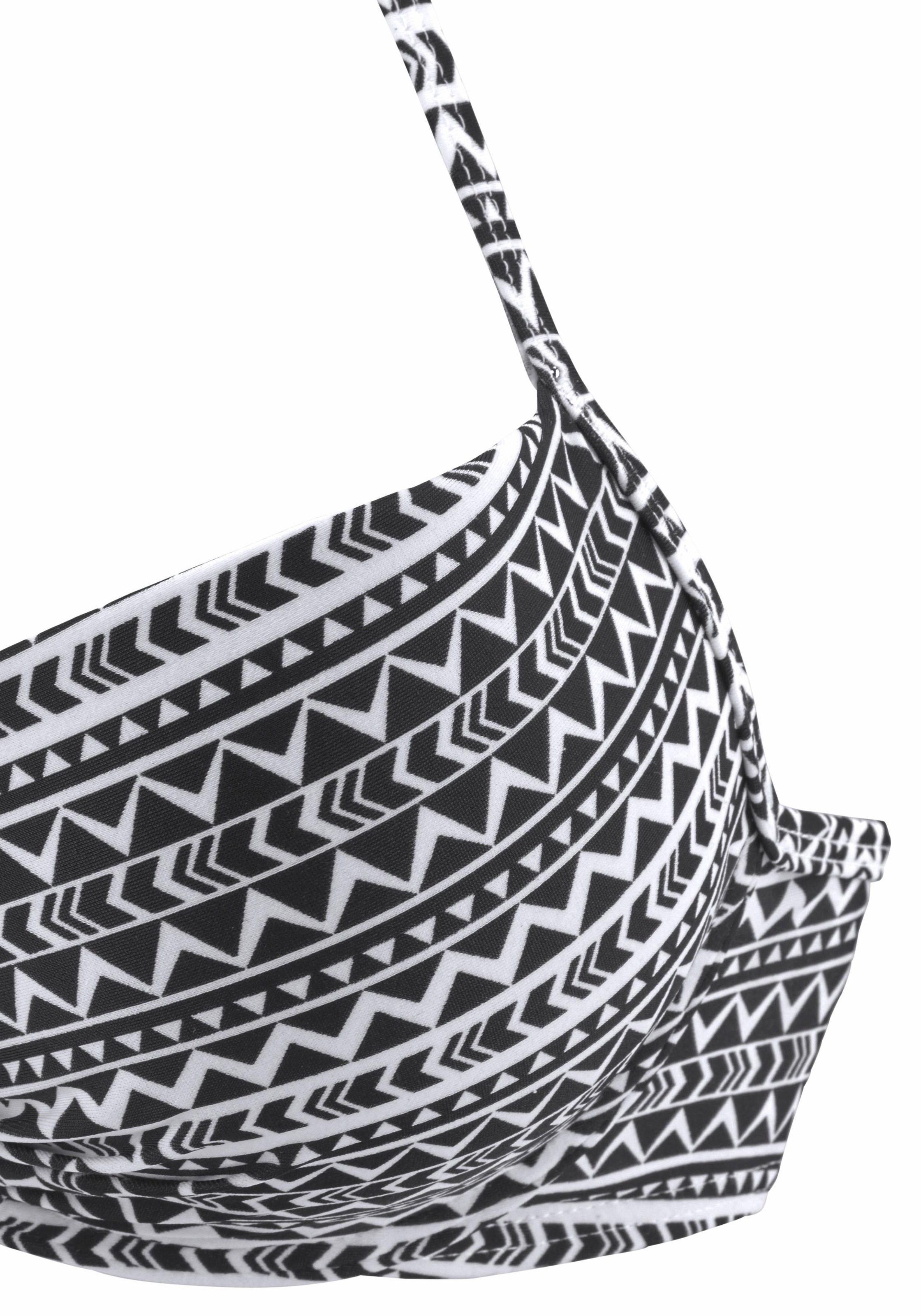 Venice Beach Push-Up-Bikini-Top »Ethno«, mit wattierten Cups