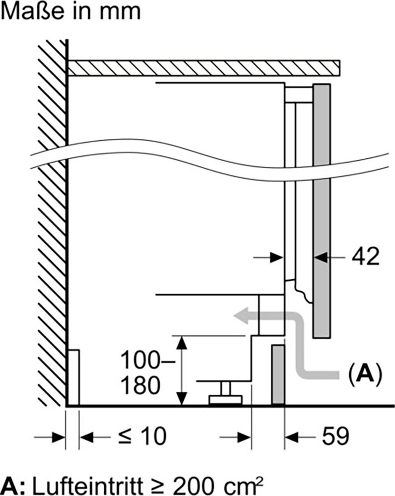 Constructa Einbaukühlschrank »CK202VFD0«