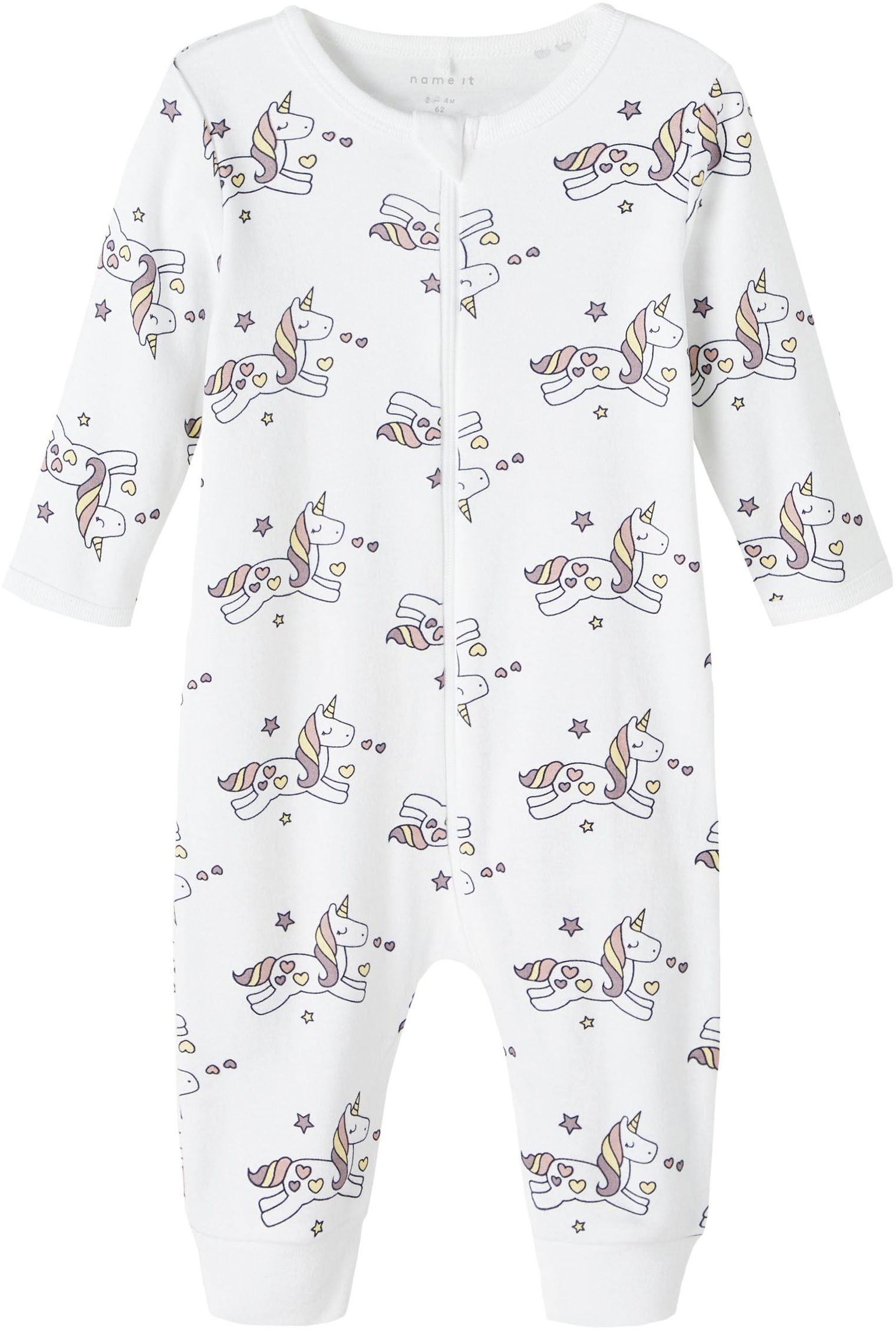 Name It Schlafanzug »NBFNIGHTSUIT ZIP UNICORN NOOS«