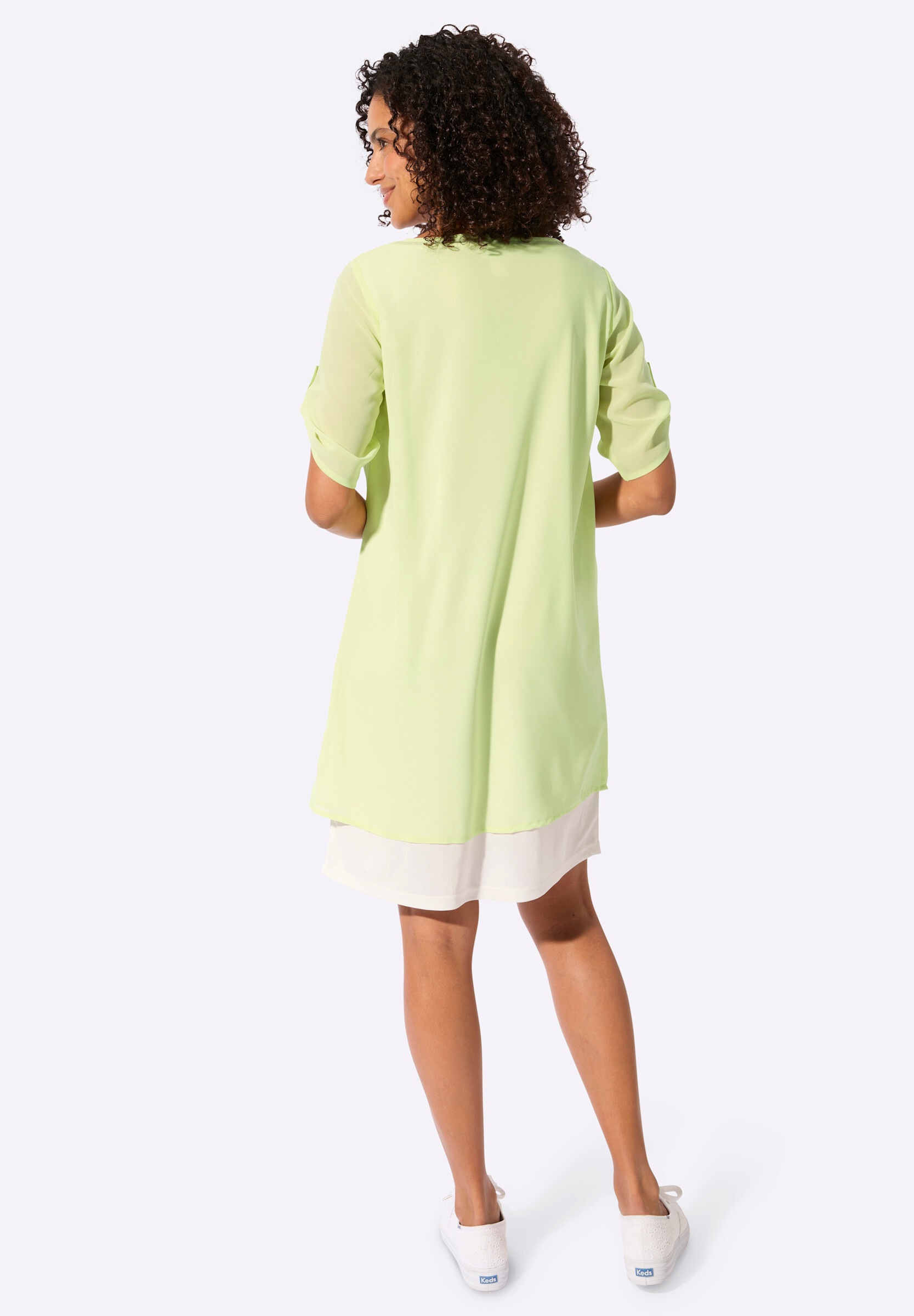 Witt 2-in-1-Kleid »Webkleid Webkleid in pflegeleichter Qualität« Ohne Taschen