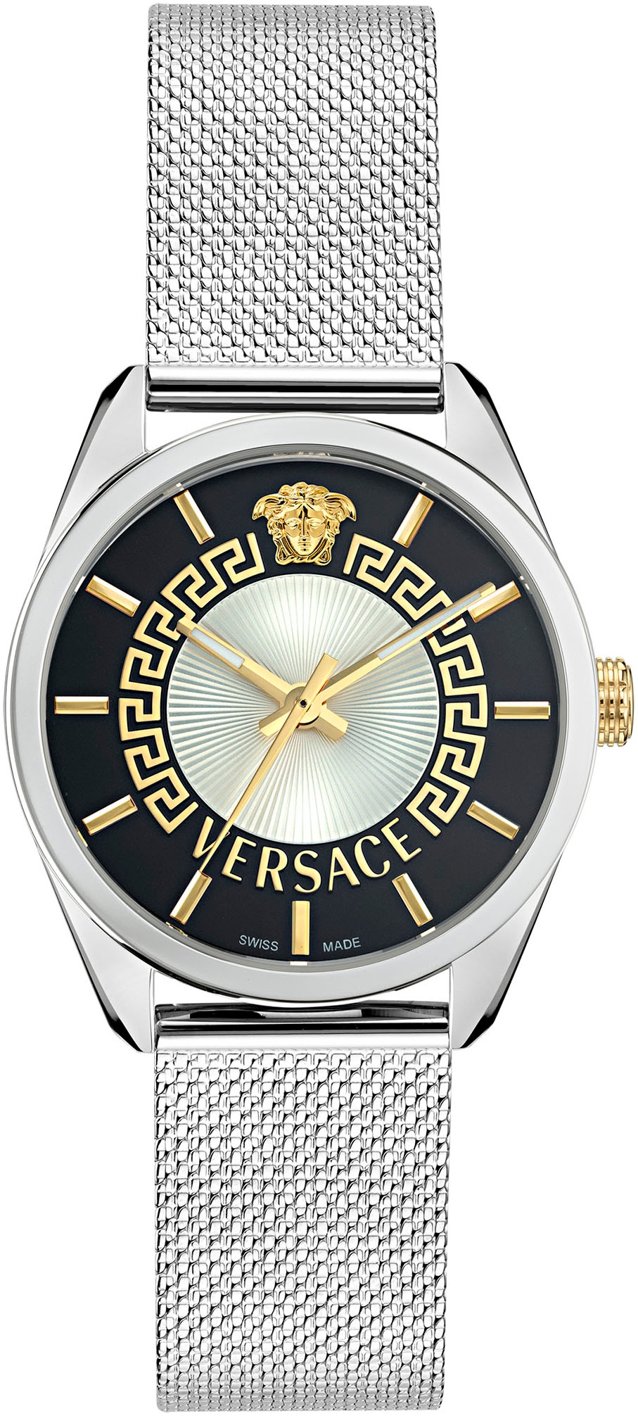 Quarzuhr »NEW V-CIRCLE LADY«, Armbanduhr, Damenuhr, Saphirglas, Swiss Made, analog