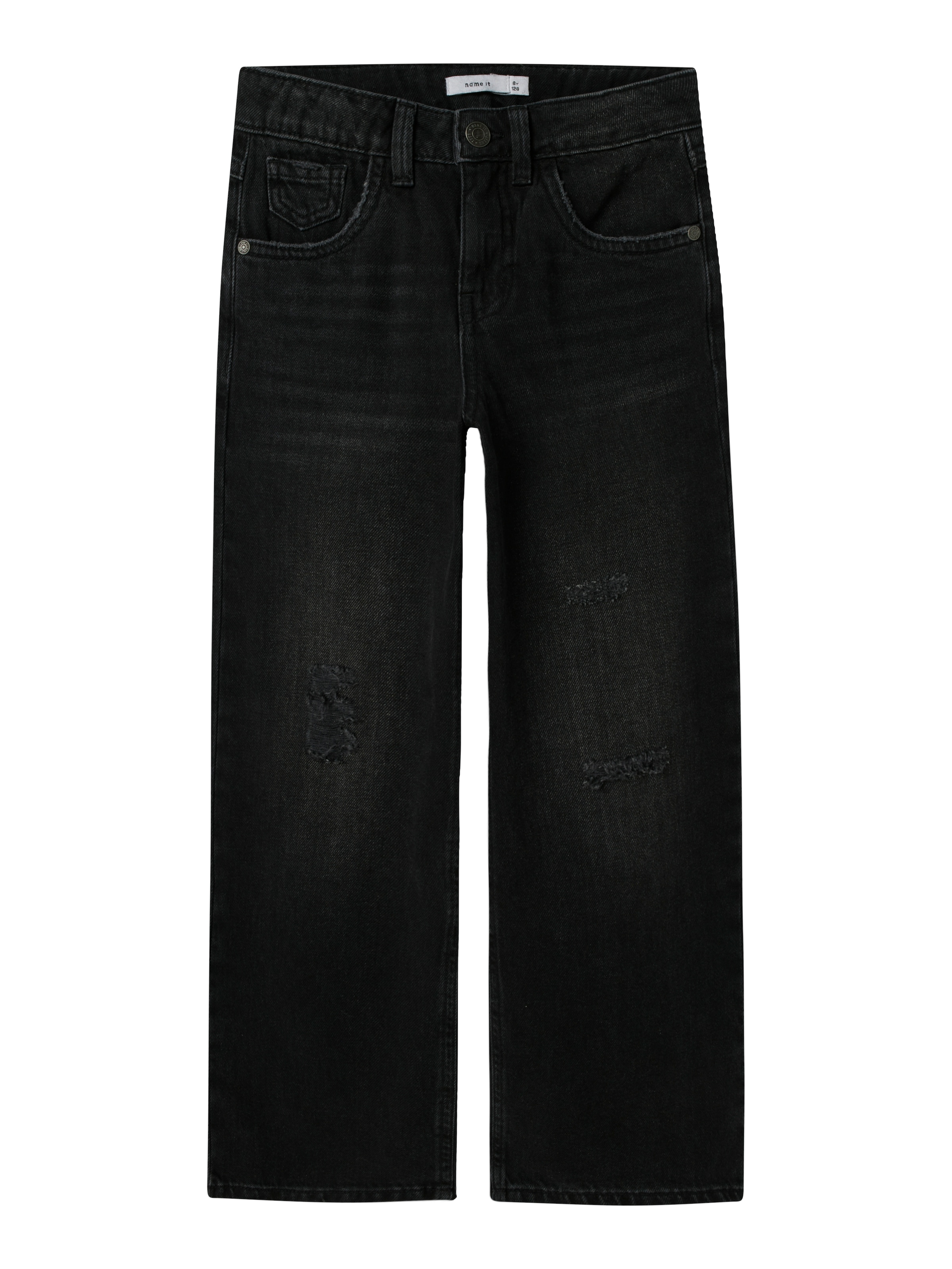 Name It 5-Pocket-Jeans »NKFROSE HW WIDE JEANS 141«, mit Destroyed Effekt