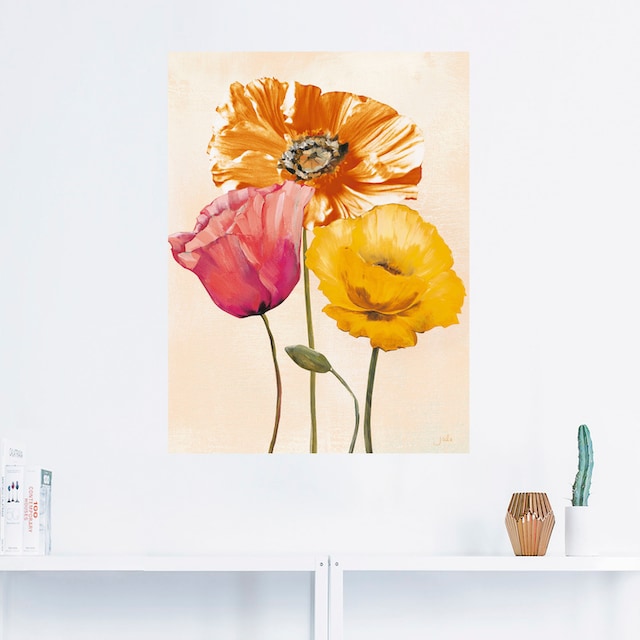 Artland Wandbild »Bunte Mohnblumen II«, Blumenbilder, (1 St.), als Alubild,  Leinwandbild, Wandaufkleber oder Poster in versch. Größen kaufen im OTTO  Online Shop