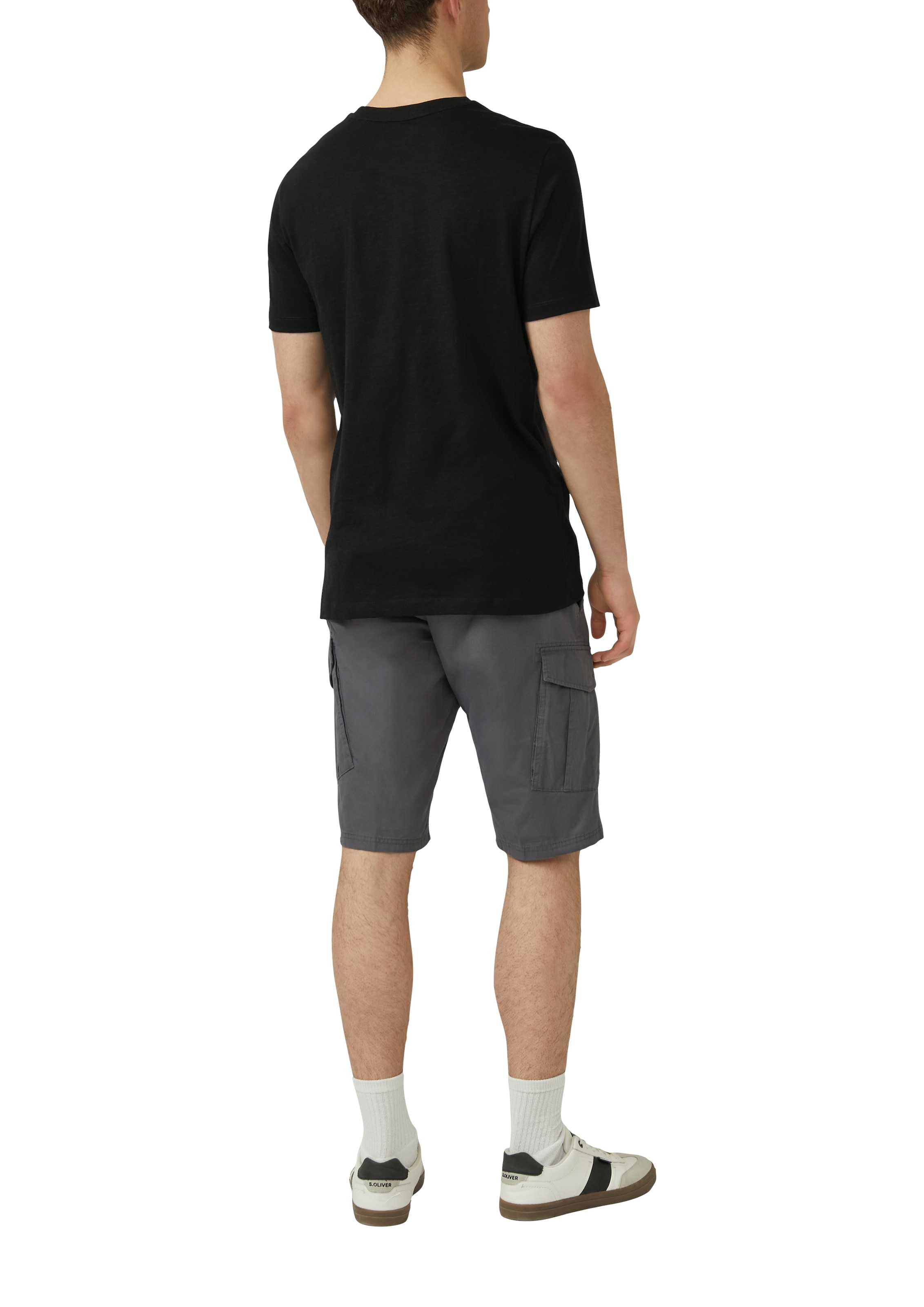 s.Oliver T-Shirt mit Henley Kragen