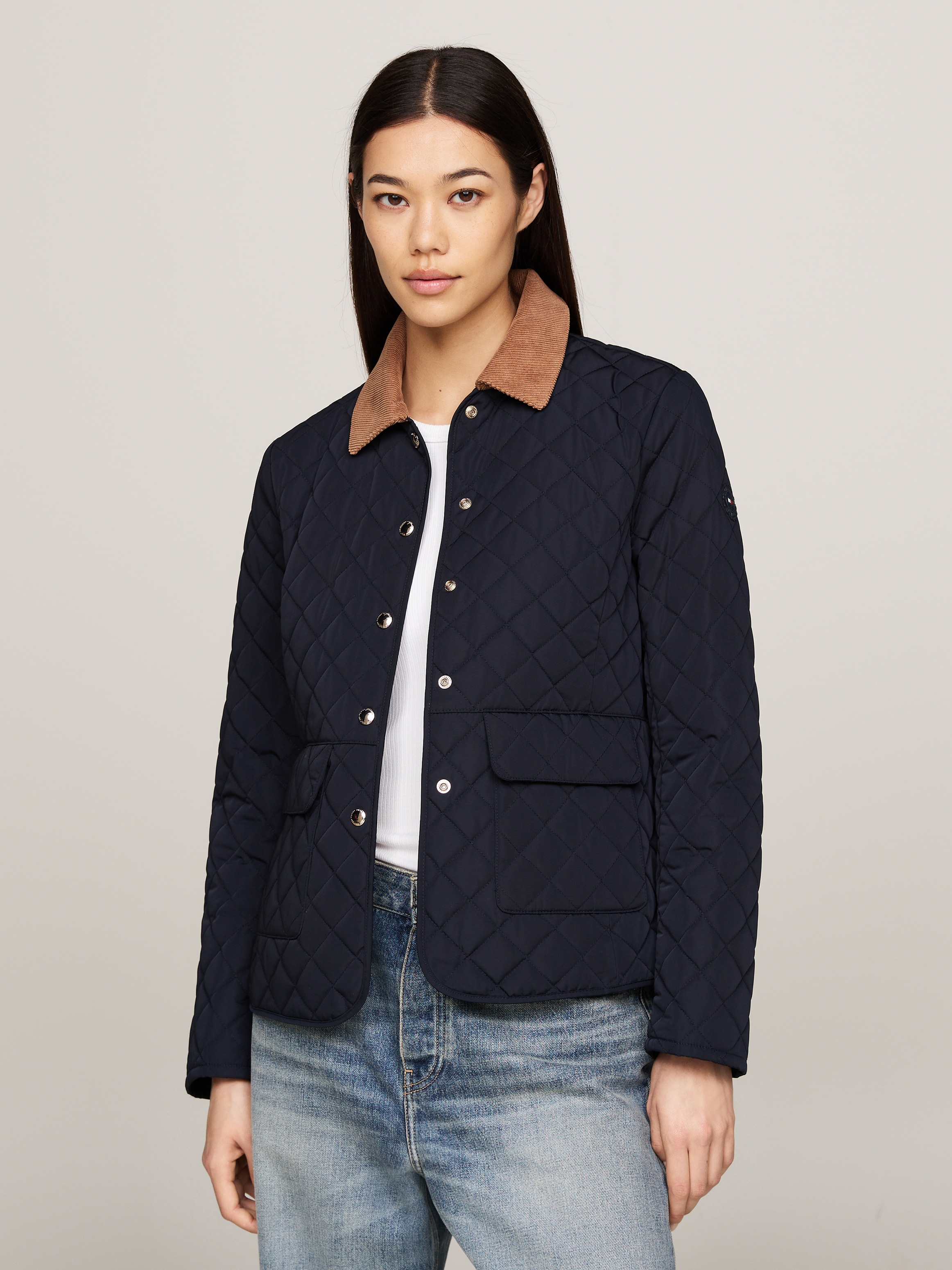 Tommy Hilfiger Steppjacke, mit Logoprägung
