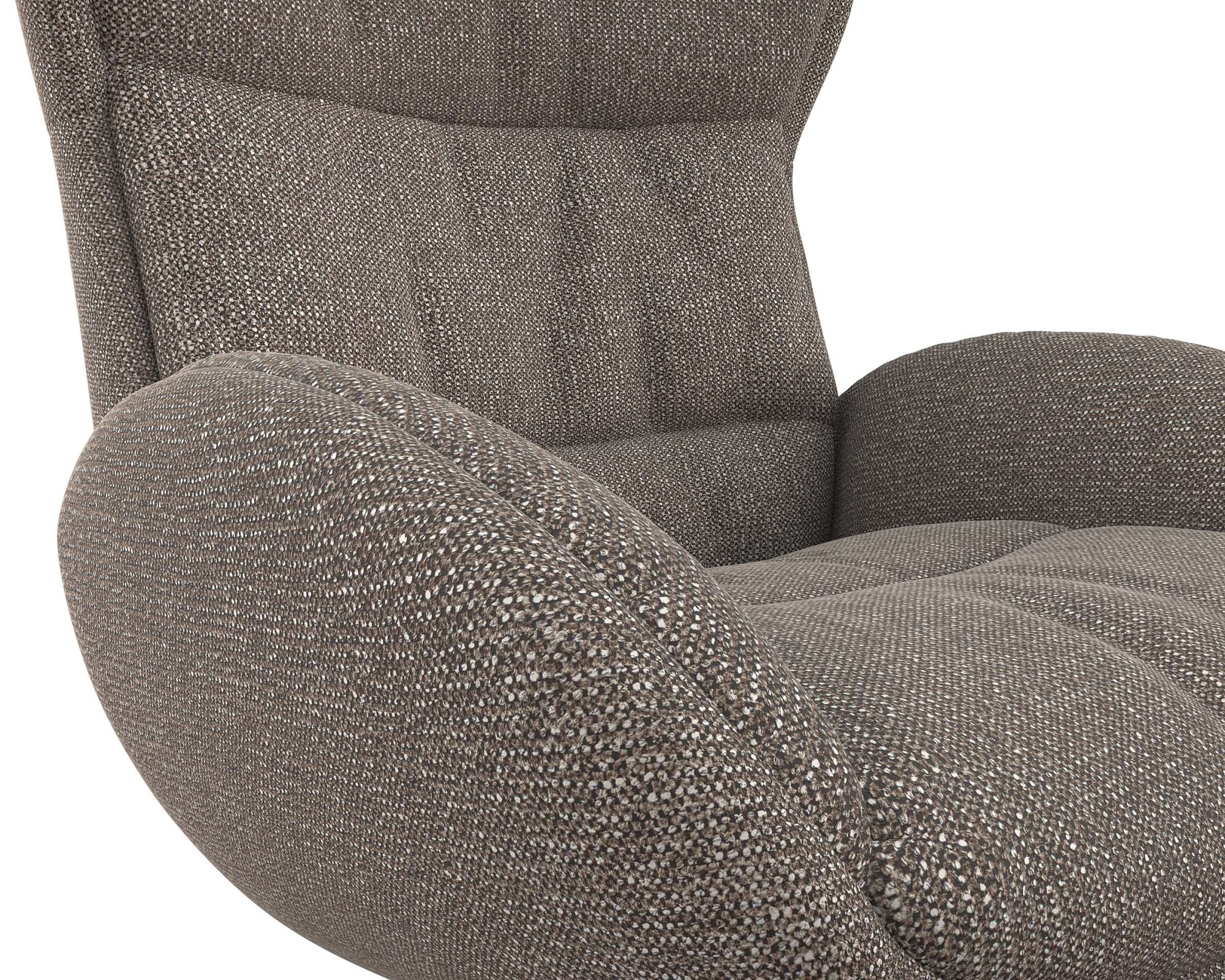 FLEXLUX Relaxsessel »Haze, hervorragender Komfort, Alu Fuß, organisches Design, ergonomisch«, (Fernsehsessel), Rückenteilverstellung, drehbar, Fuß Alu