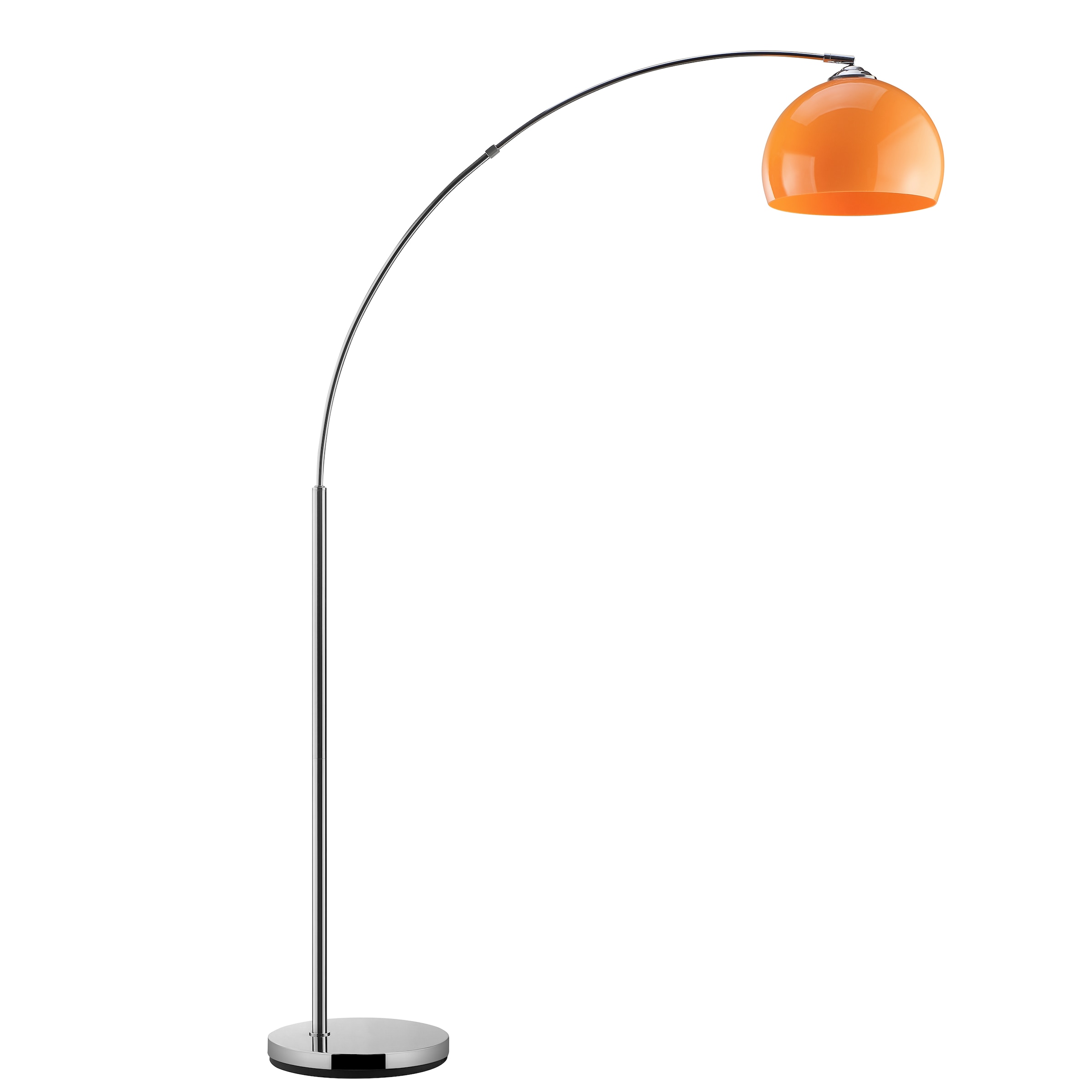 Brilliant Bogenlampe »Vessa - Bogenstehleuchte« E27 1 Stk. Stehlampe Wohnzimmer, H 166 cm, B 122 cm, E27-Fassung, Bogenleuchte