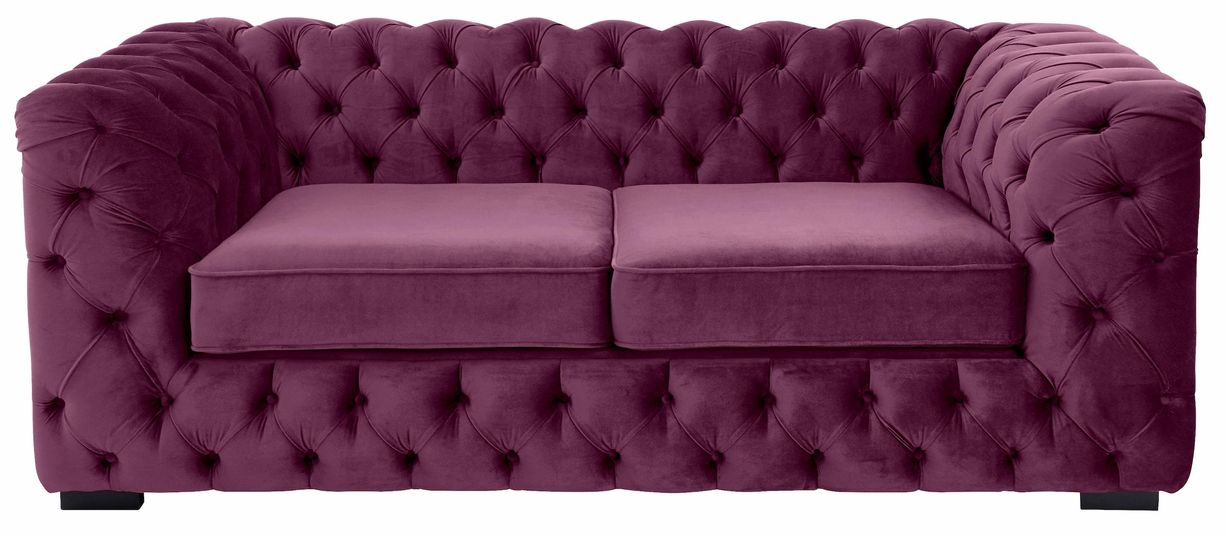 Chesterfield-Sofa »Kalina«, mit klassischer Chesterfield-Knopfheftung