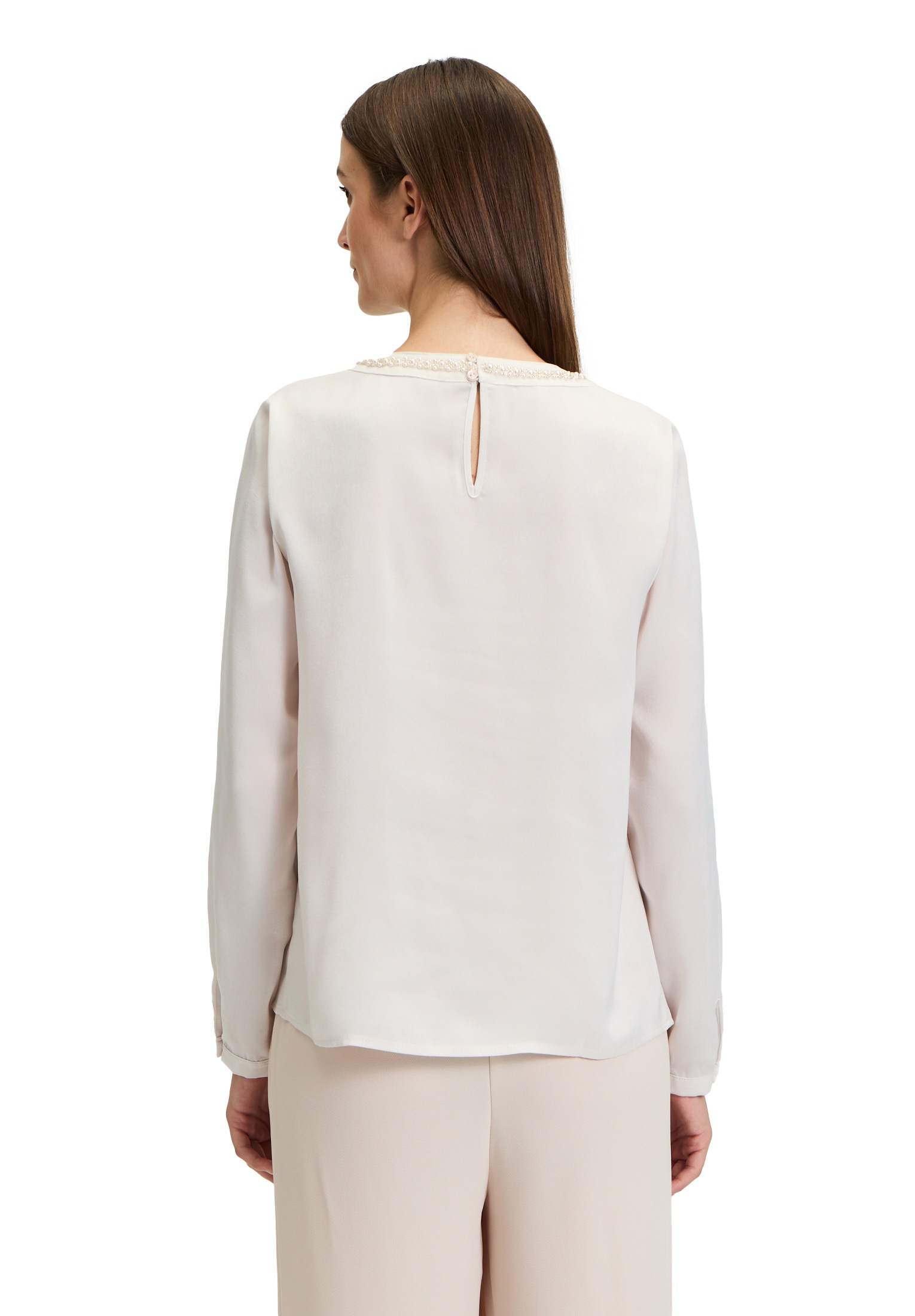 Betty&Co Schlupfbluse »Schlupfbluse mit Perlen«