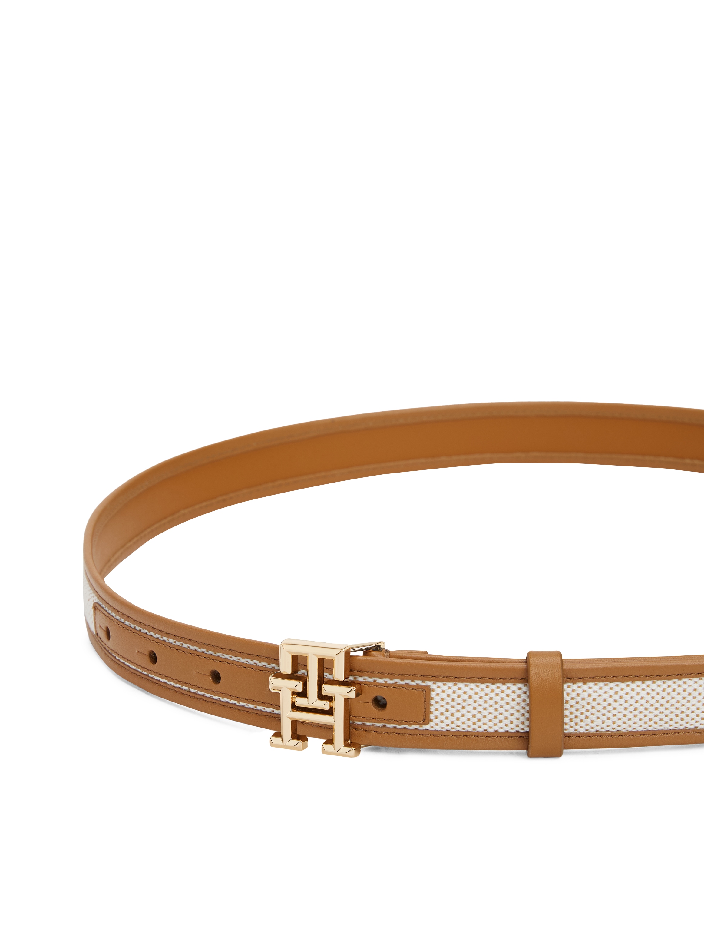 Tommy Hilfiger Ledergürtel »TH LOGO 2.5 cm breit CANVAS«