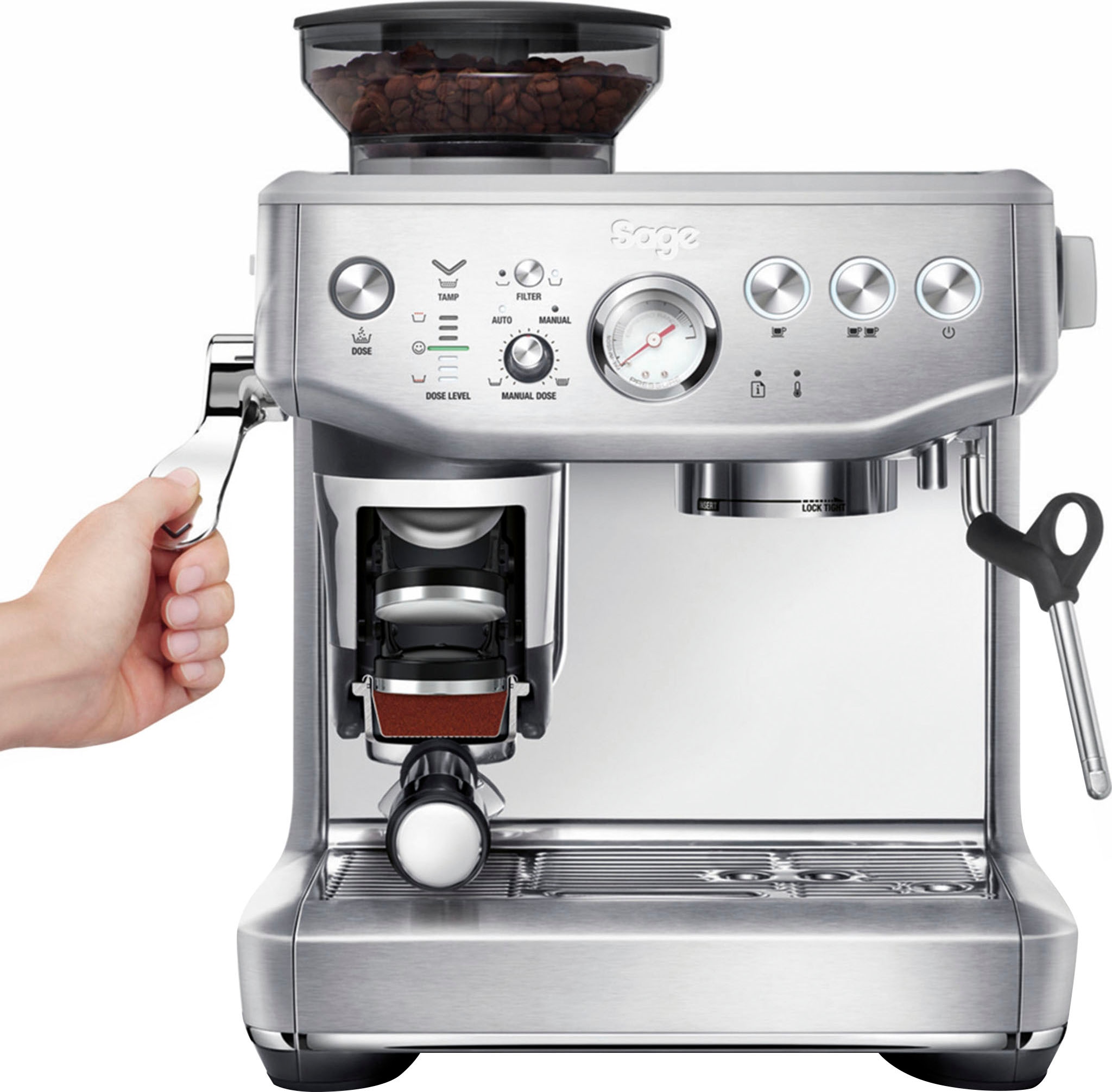 Sage Siebträgermaschine »the Barista Express™ Impress« jetzt bei OTTO | Espressomaschinen