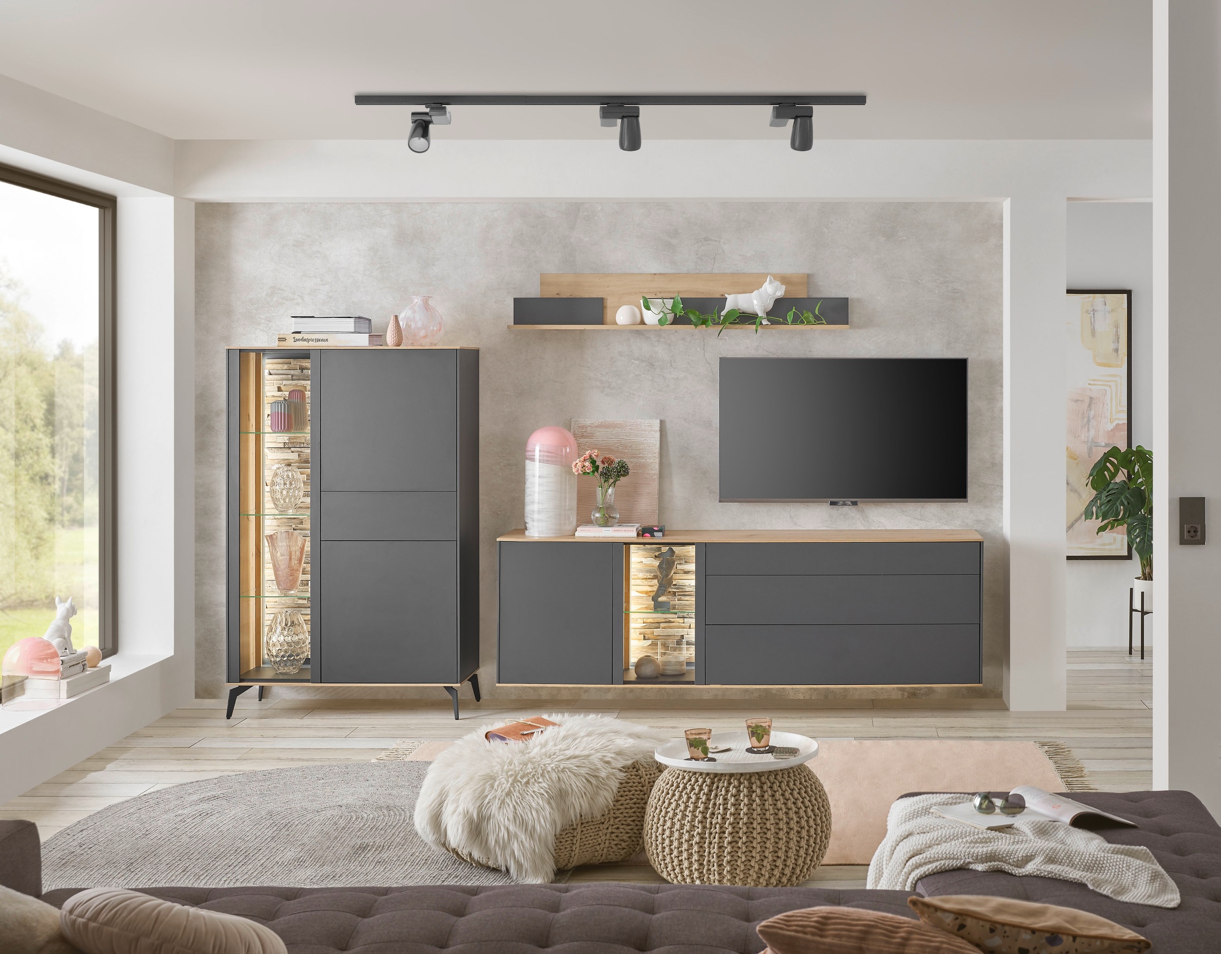 Mäusbacher Wandboard »Faro«, Faro Wandboard, Breite 150 cm, modernes Wandregal