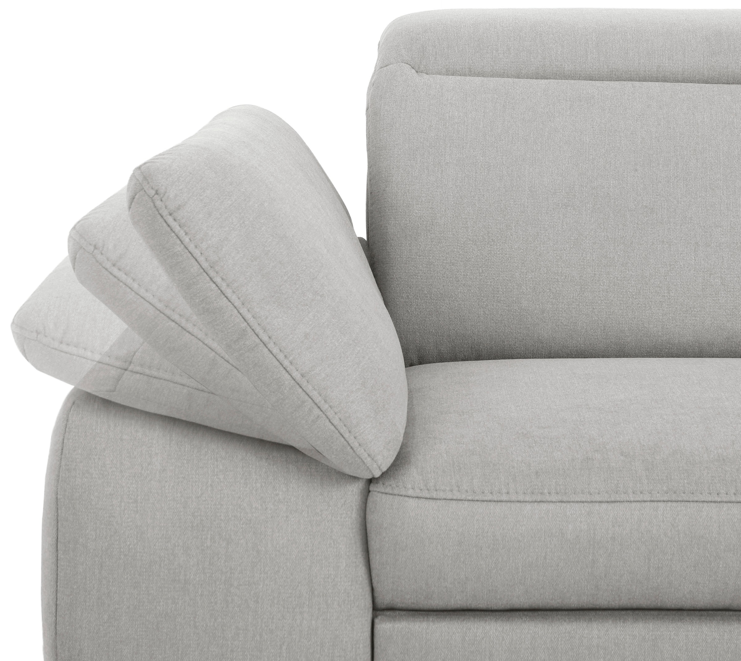Home affaire Ecksofa »Mauritius L-Form«, mit Ottomane, mit Kopfteil- und Armlehnverstellung