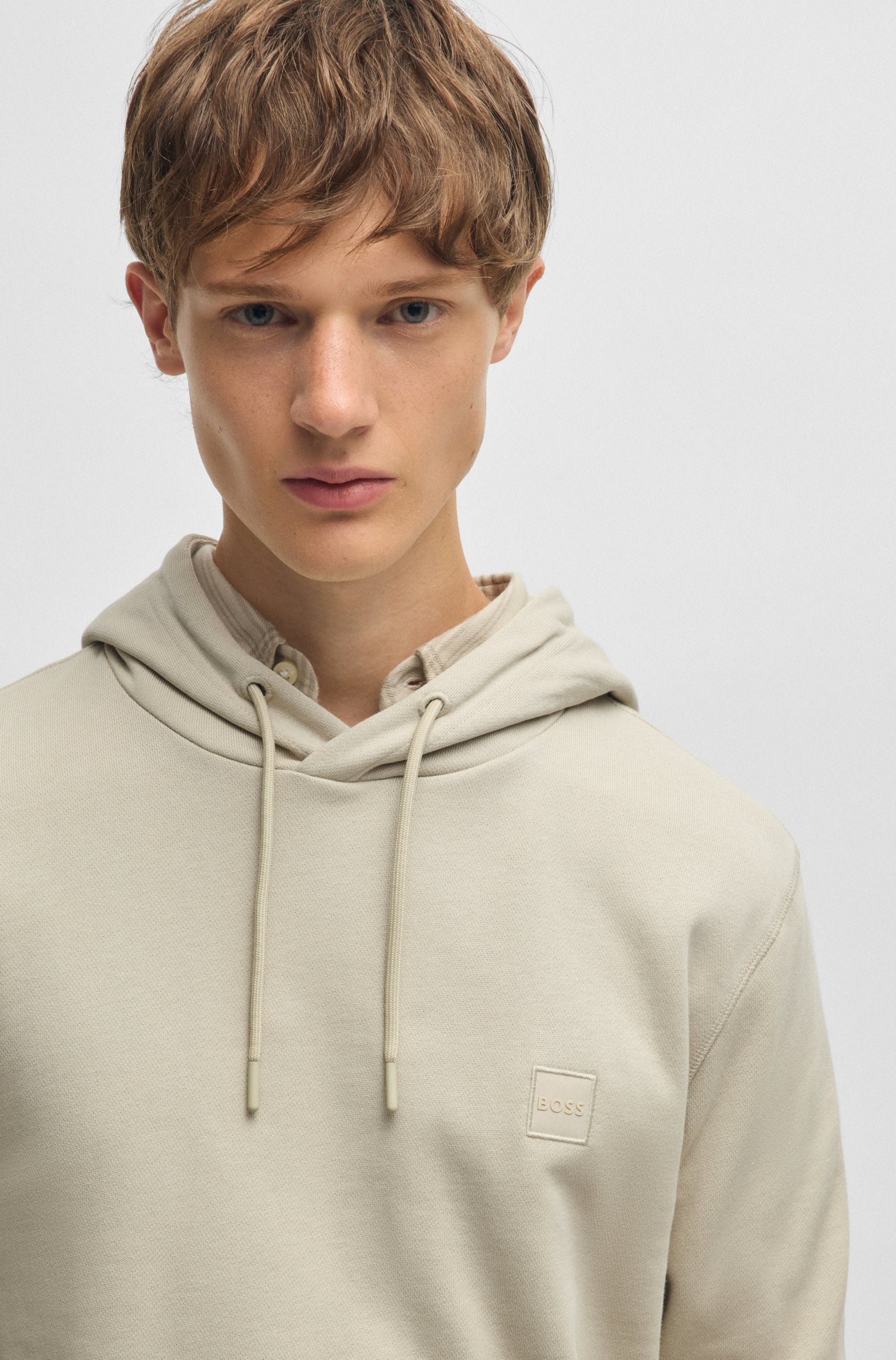 BOSS ORANGE Kapuzensweatshirt »Wetalk«, mit gesticktem BOSS Markenlabel