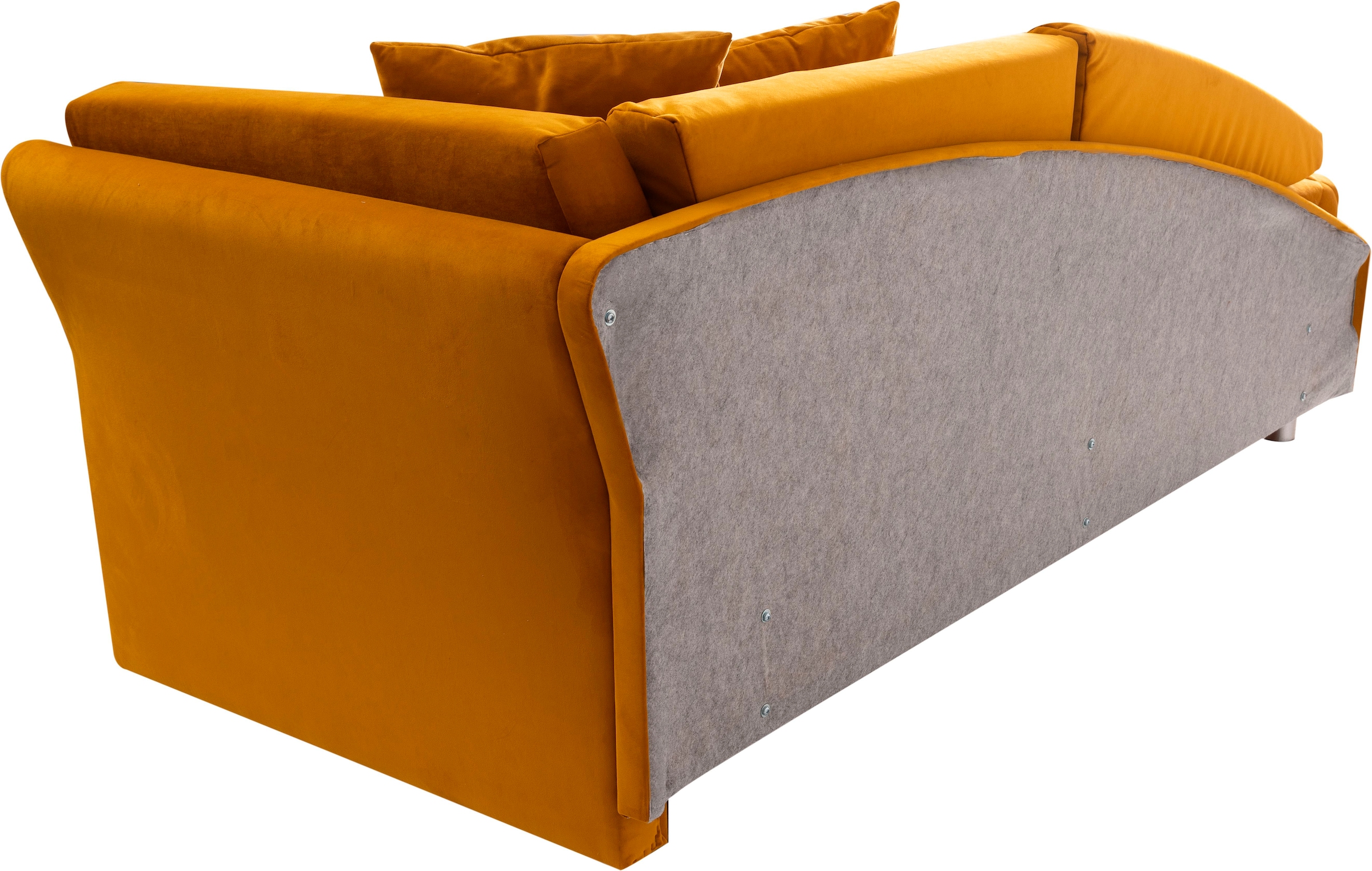 alina Schlafsofa »Lindsay«, Bettkasten, Zierkissen-Set aus: 2 Stk. 40x40cm, 1 Stk. 30x30cm