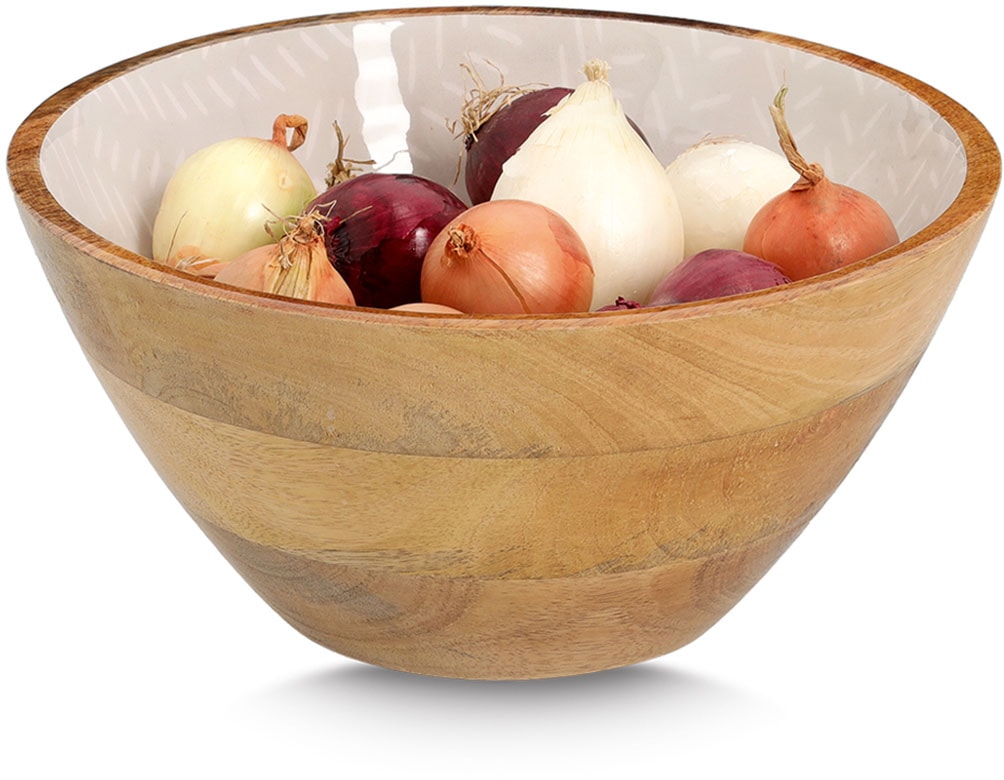 Zeller Present Schale »Mangoholz, beige« aus Massivholz hochwertiges natürliches Material