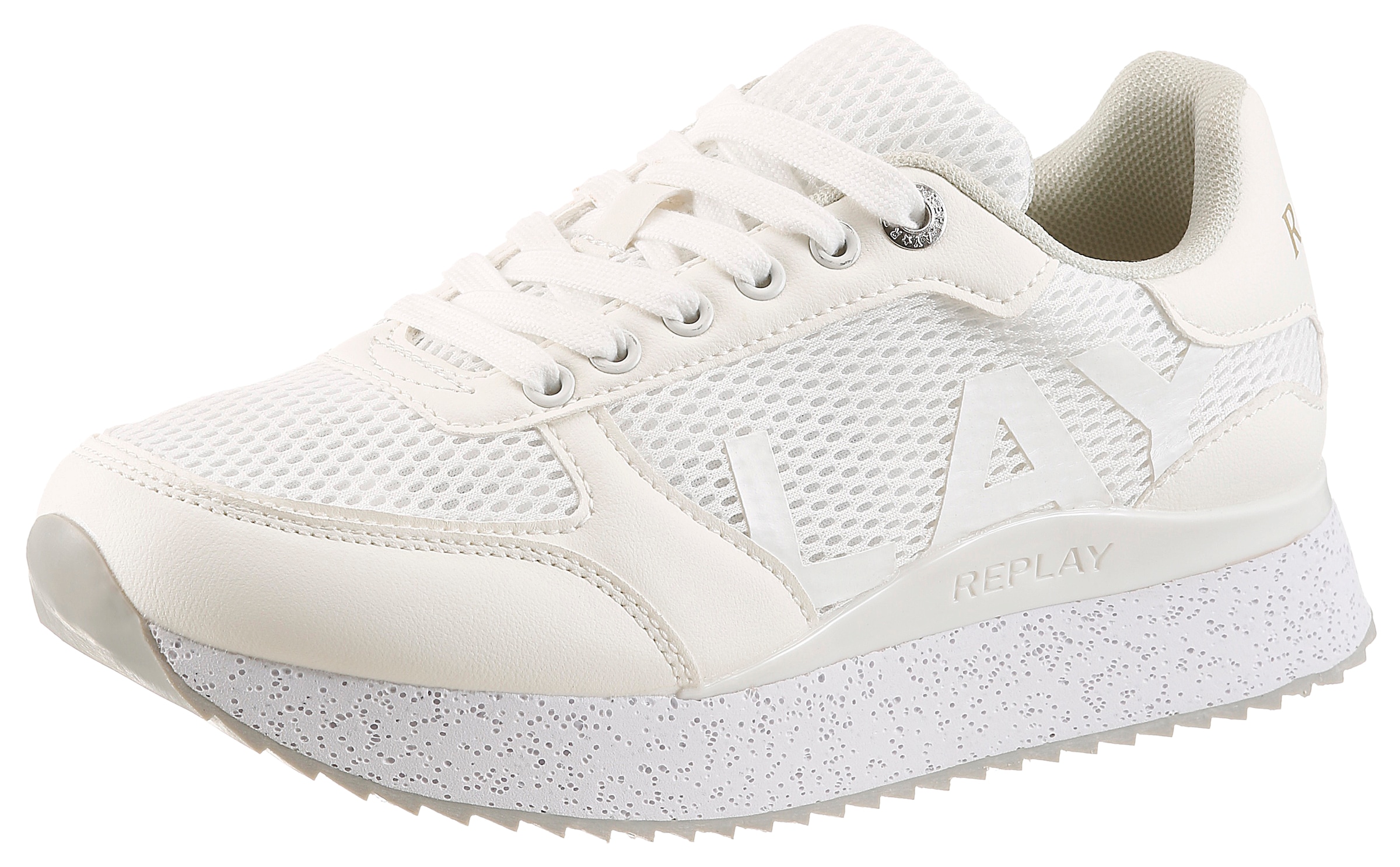 Replay Plateausneaker  Trend-Sneaker, Freizeitschuh, Halbschuh mit Logoschriftzug seitlich