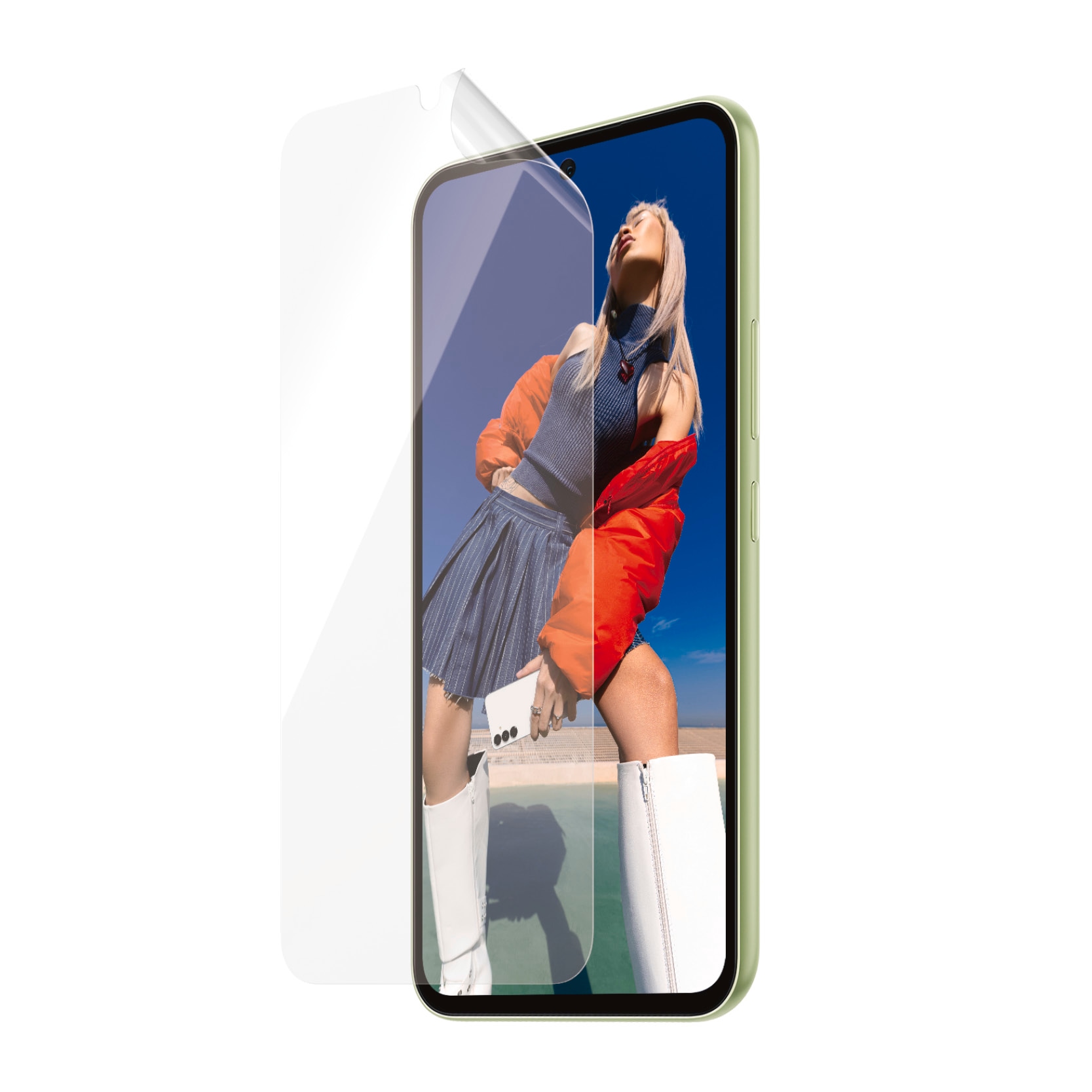 PanzerGlass Displayschutzfolie »Matrix Displayschutz für Samsung Galaxy A54 5G, UWF« für Samsung Galaxy A54 5G