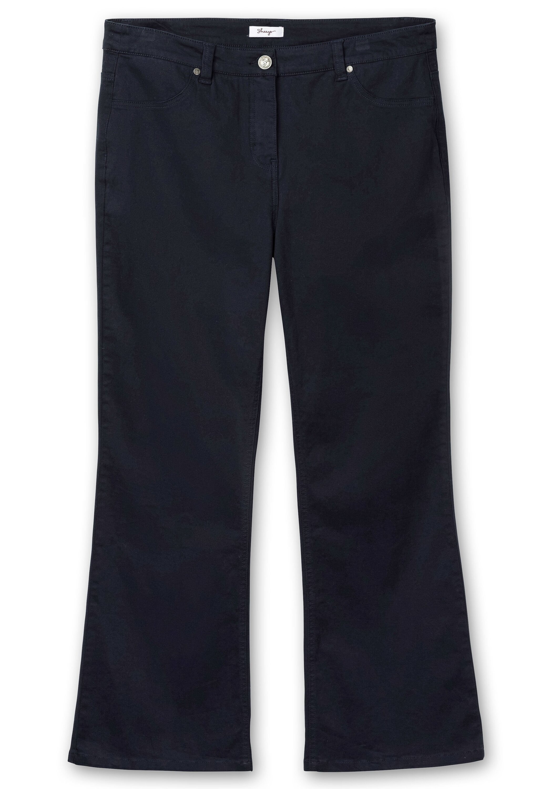 Sheego Stretch-Hose »Twillhose in Bootcutform mit Shaping-Einsatz«