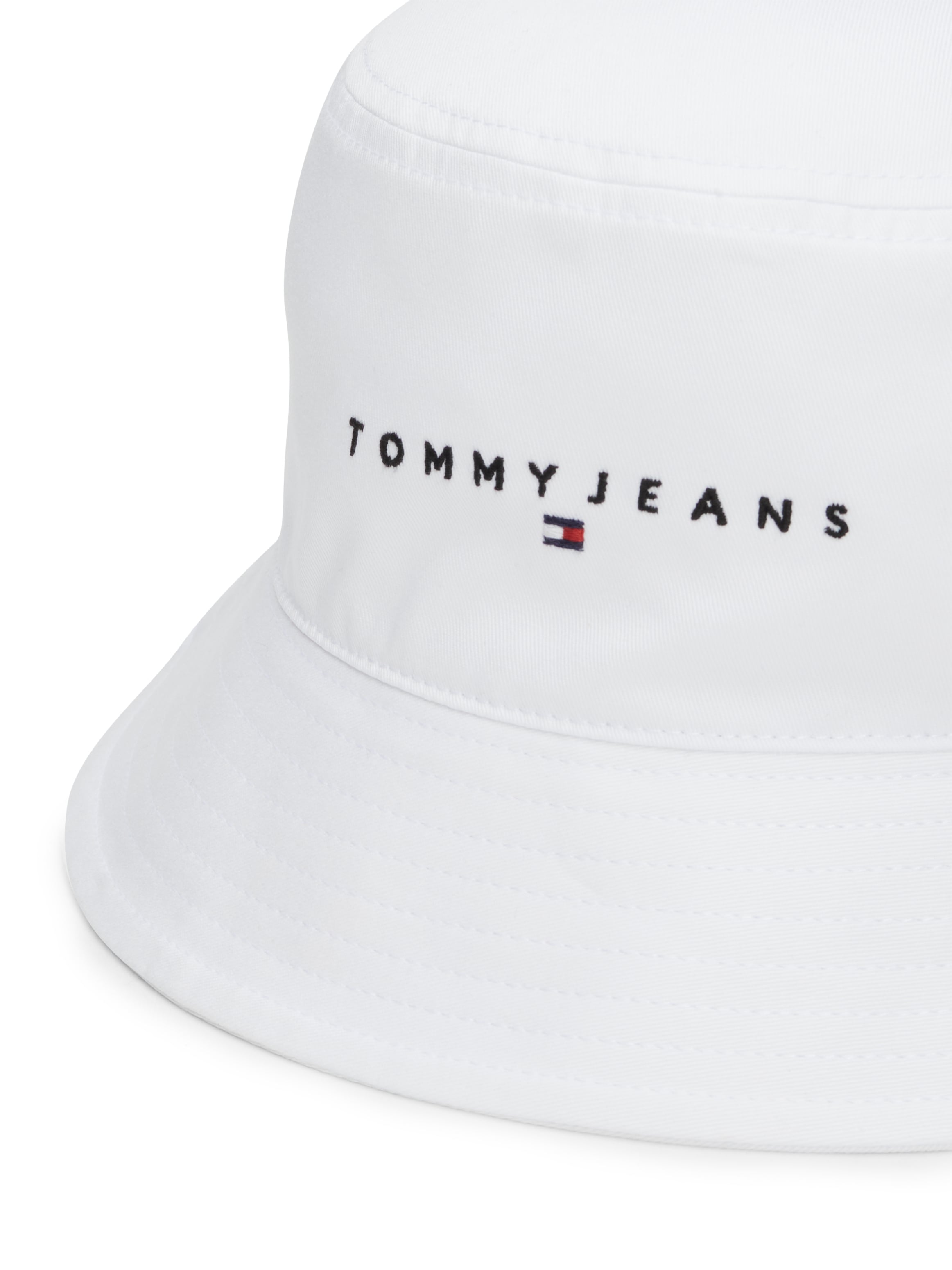 Tommy Jeans Fischerhut »TJM LINEAR LOGO BUCKET HAT«, mit gesticktem Logoschriftzug