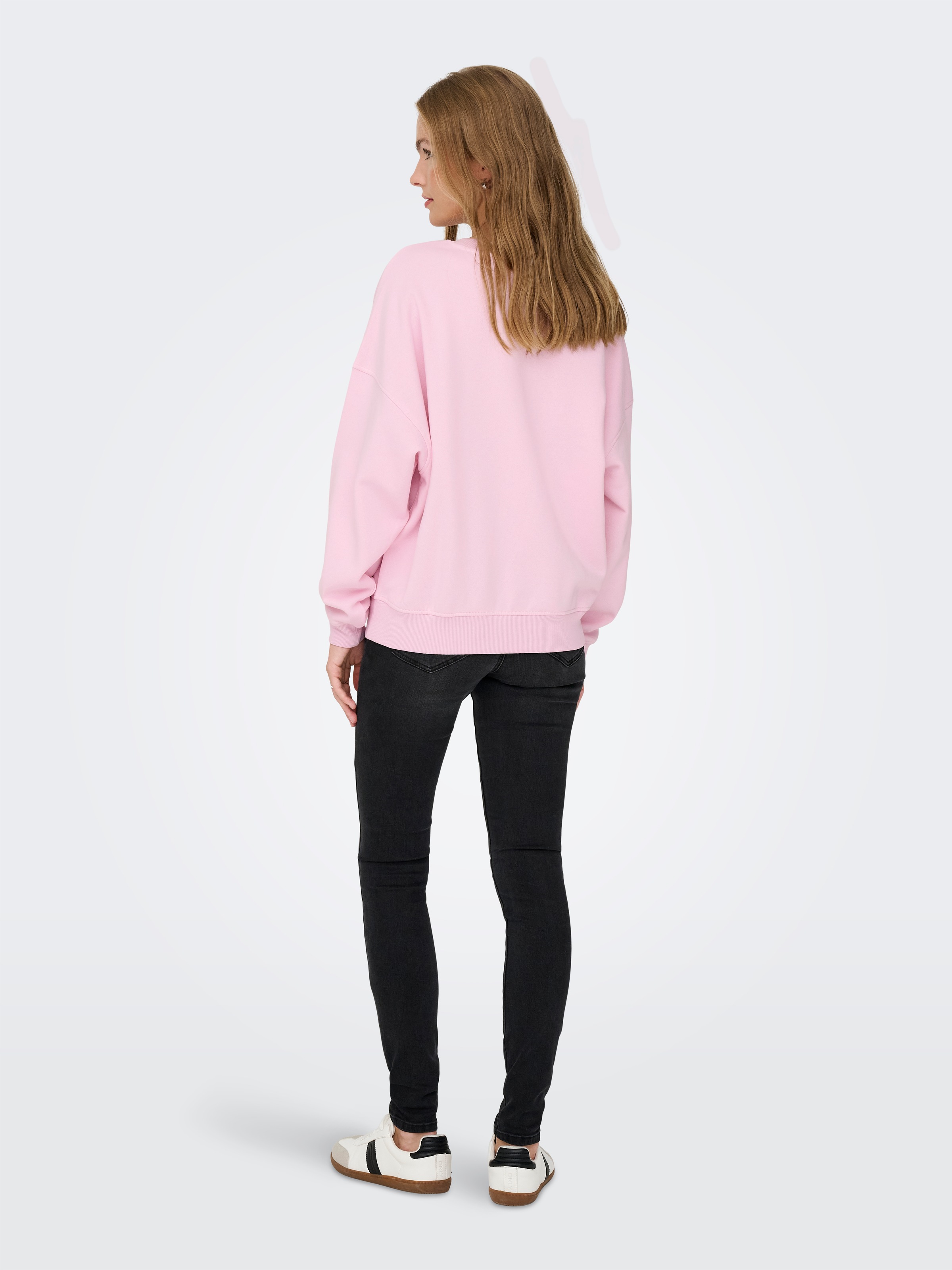 JDY Sweatshirt »JDYMESA L/S O-NECK EMB SWEAT JRS NOOS«