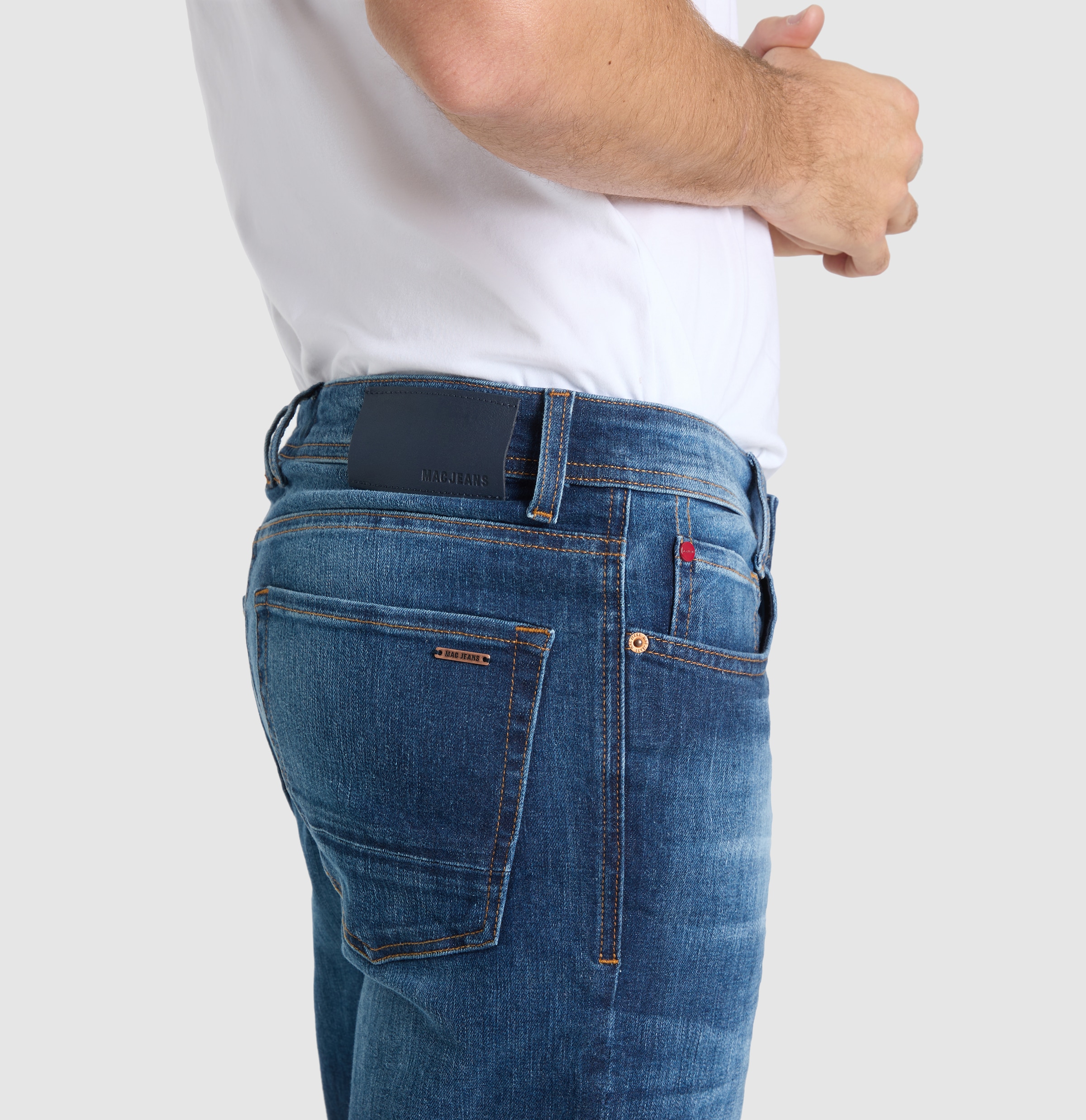 MAC Regular-fit-Jeans »Rick«, im Five-Pocket Style