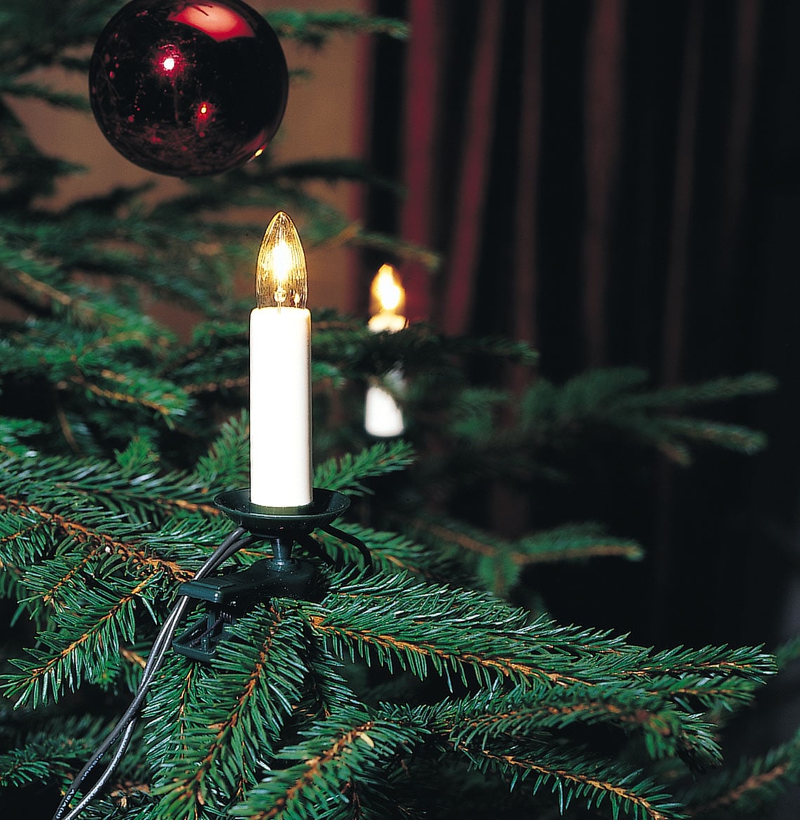 KONSTSMIDE LED-Christbaumkerzen »Weihnachtsdeko, 25 bei weiße 25 warm Christbaumschmuck«, OTTO flammig, Topbirnen, One LED bestellen Dioden String, St.- Baumkette