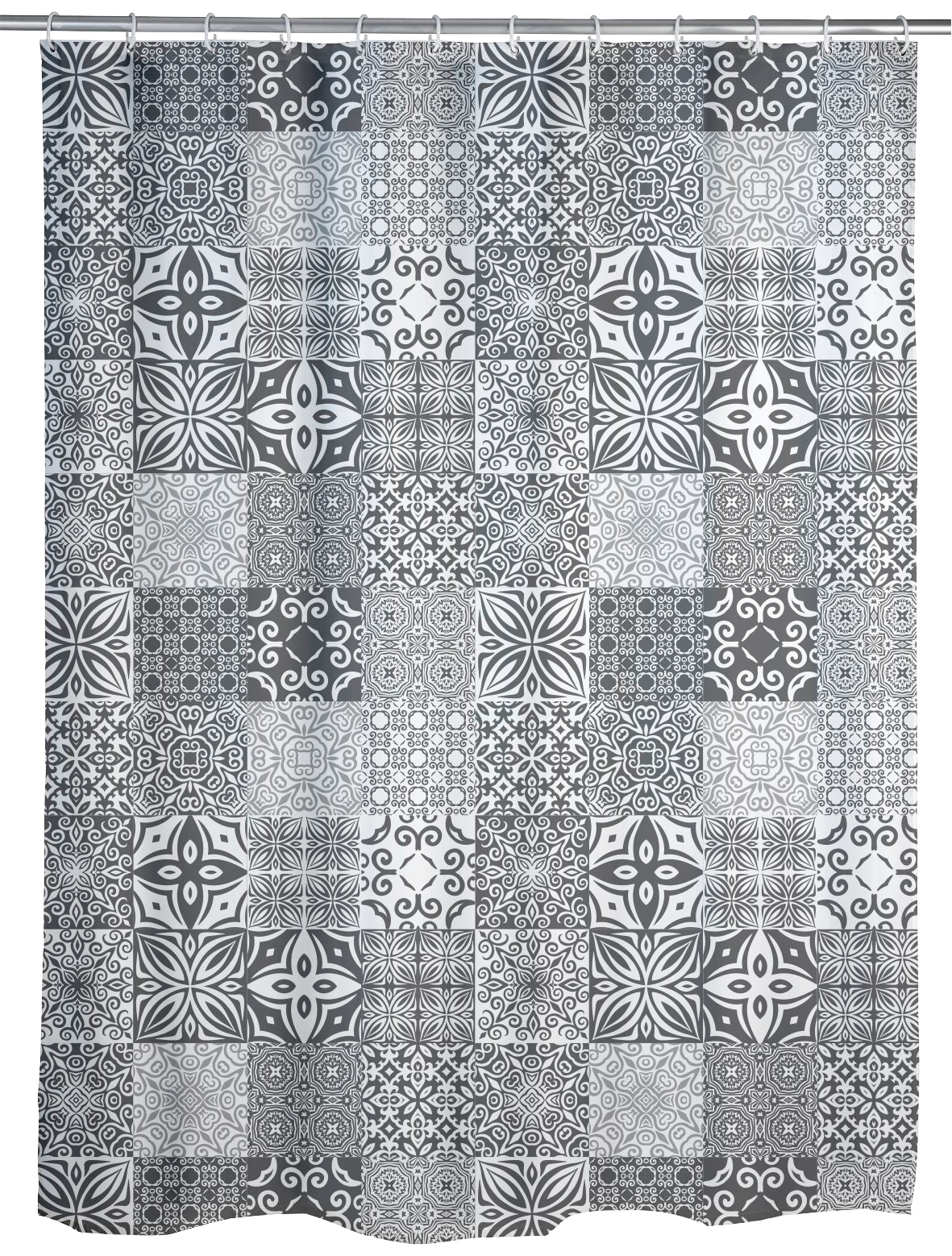 Duschvorhang »Portugal«, Höhe 200 cm, Textil (Polyester)