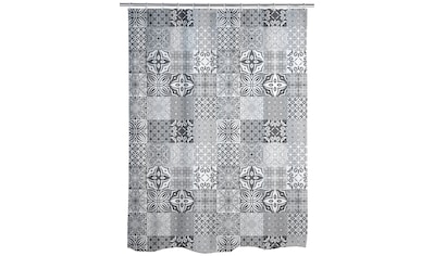 WENKO Duschvorhang »Portugal«, Breite 180 cm, Höhe 200 cm, Textil (Polyester) kaufen
