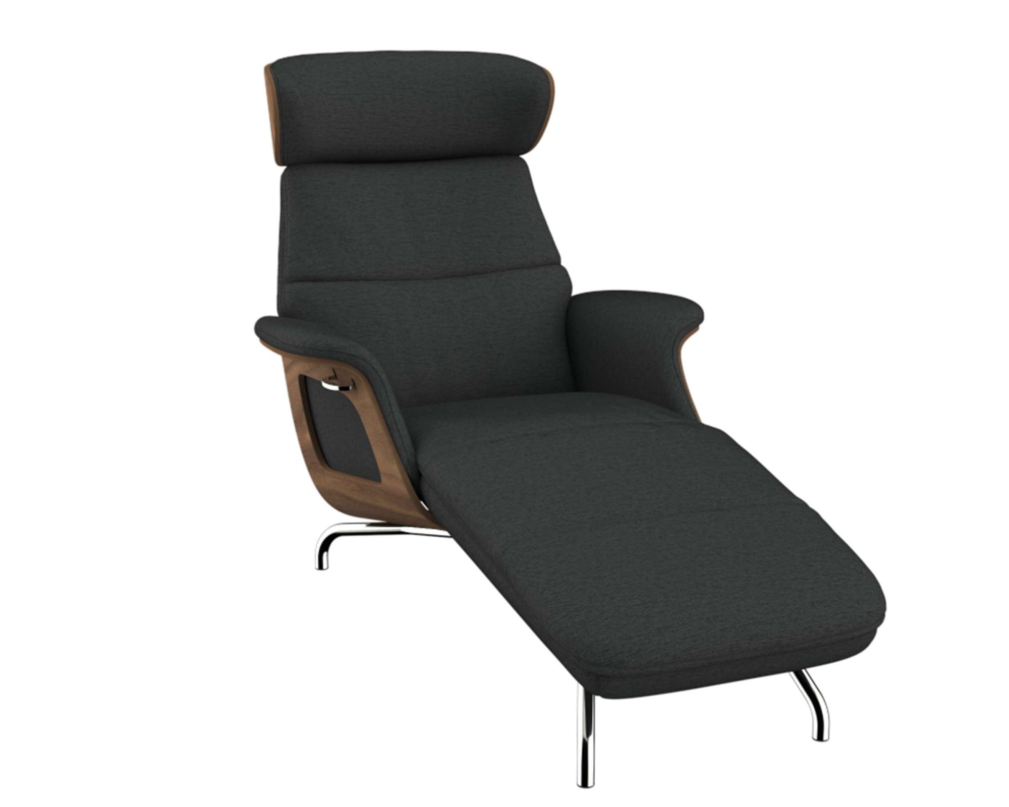 FLEXLUX Loungesessel »Clement Chaislongue, Relaxstuhl, Liegesessel,«, Rücken- &...