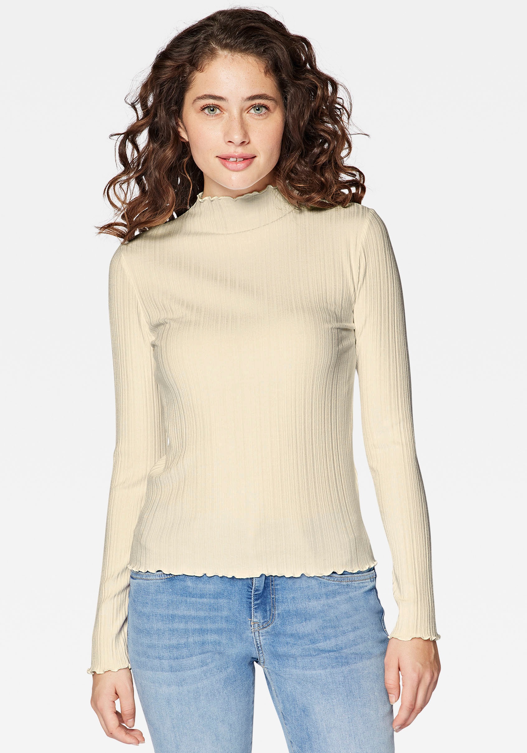 Mavi Langarmshirt »Longsleeve Top«, in Ripp-Optik kaufen