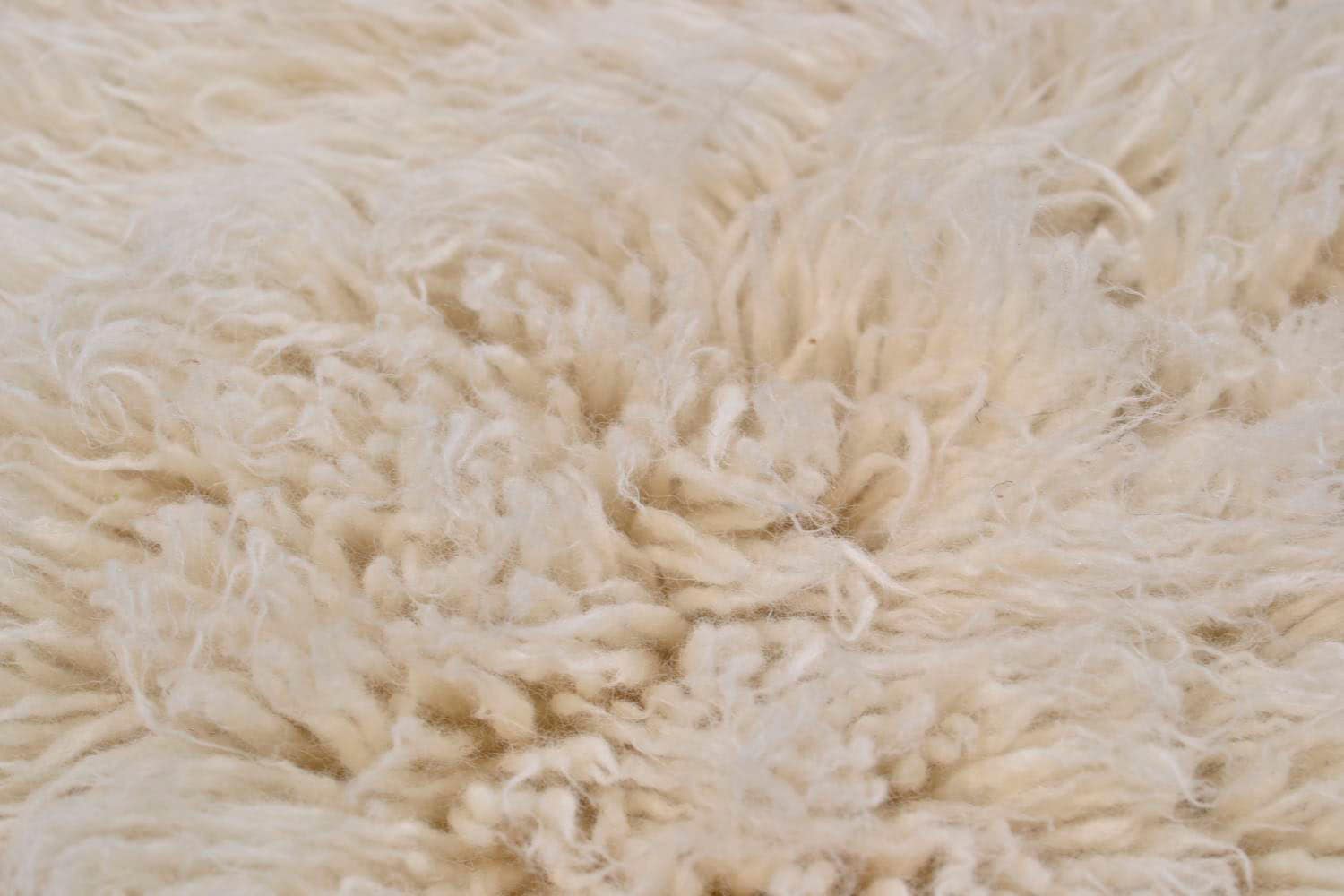 THEKO Wollteppich »Flokos 2«, rund, 70 mm Höhe, original griechischer Flokati, Hochflor, Uni Farben, reine Wolle