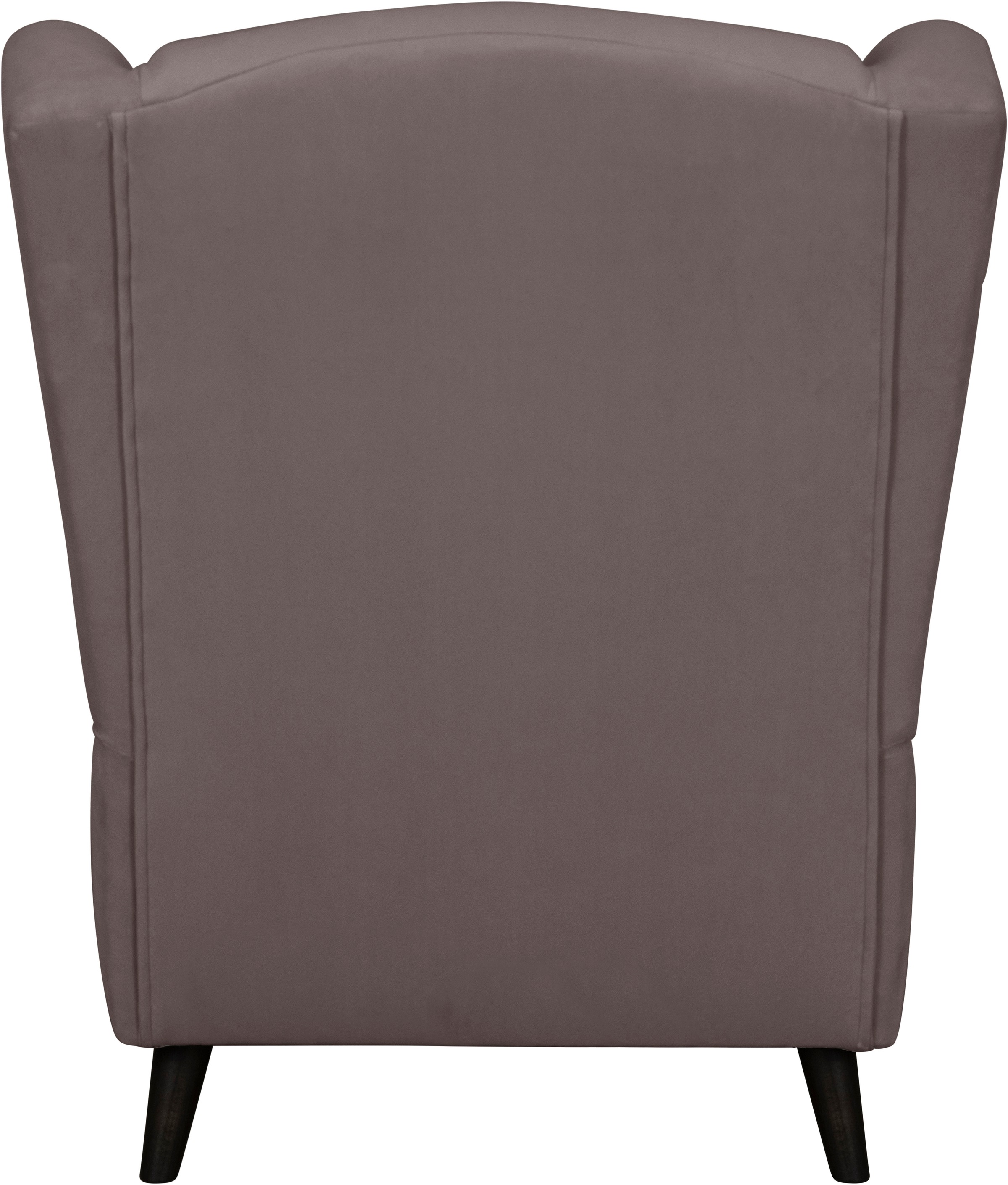 Home affaire Sessel »Ohrensessel CHISTELLE, wahlweise mit Polsterhocker«, mit Wellenunterfederung, Maße: B/T/H: 81/87/99 cm