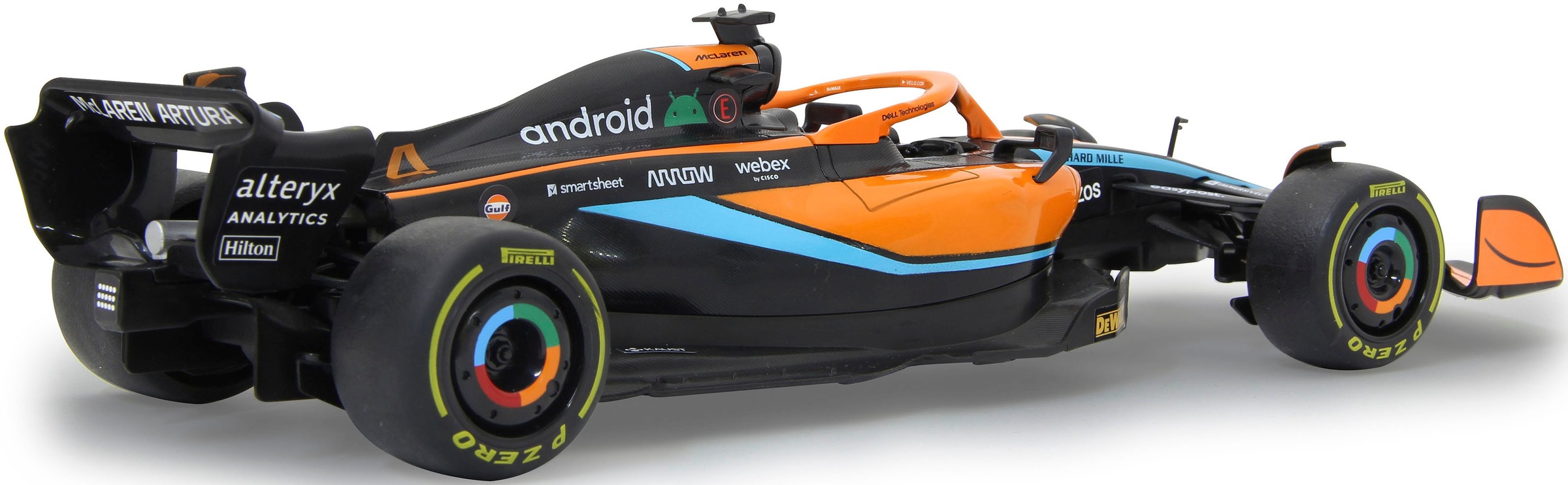 Jamara RC-Auto »Deluxe Cars, Deluxe Cars, McLaren MCL36 1:18, orange - 2,4 GHz«